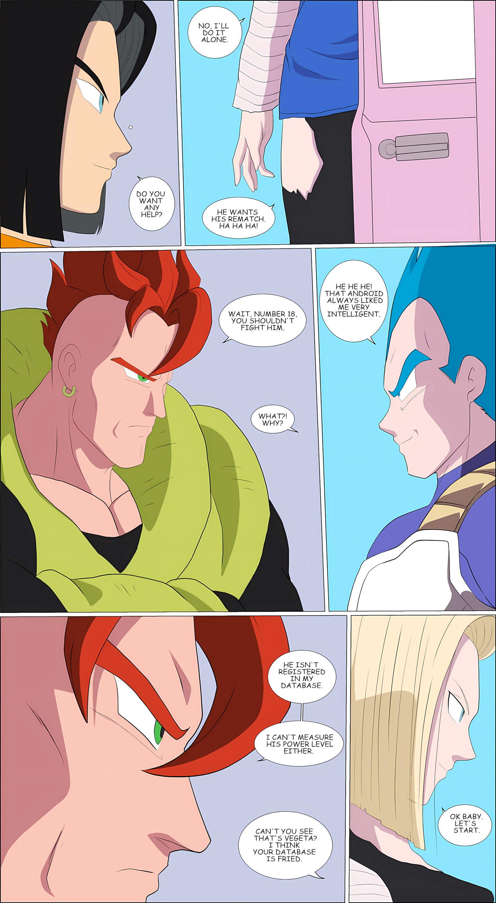 Vegeta VS Android 18 [Zetarok], Vegeta VS Android 18, page 8 of 35