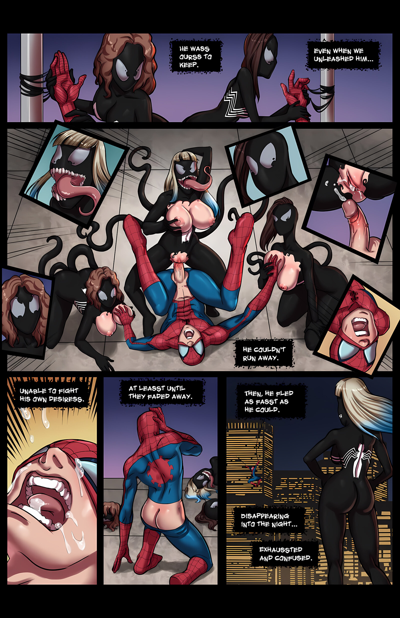 Venom Stalks Spider-Man [Tracy Scops], Venom Stalks Spider-Man, page 9 of 11