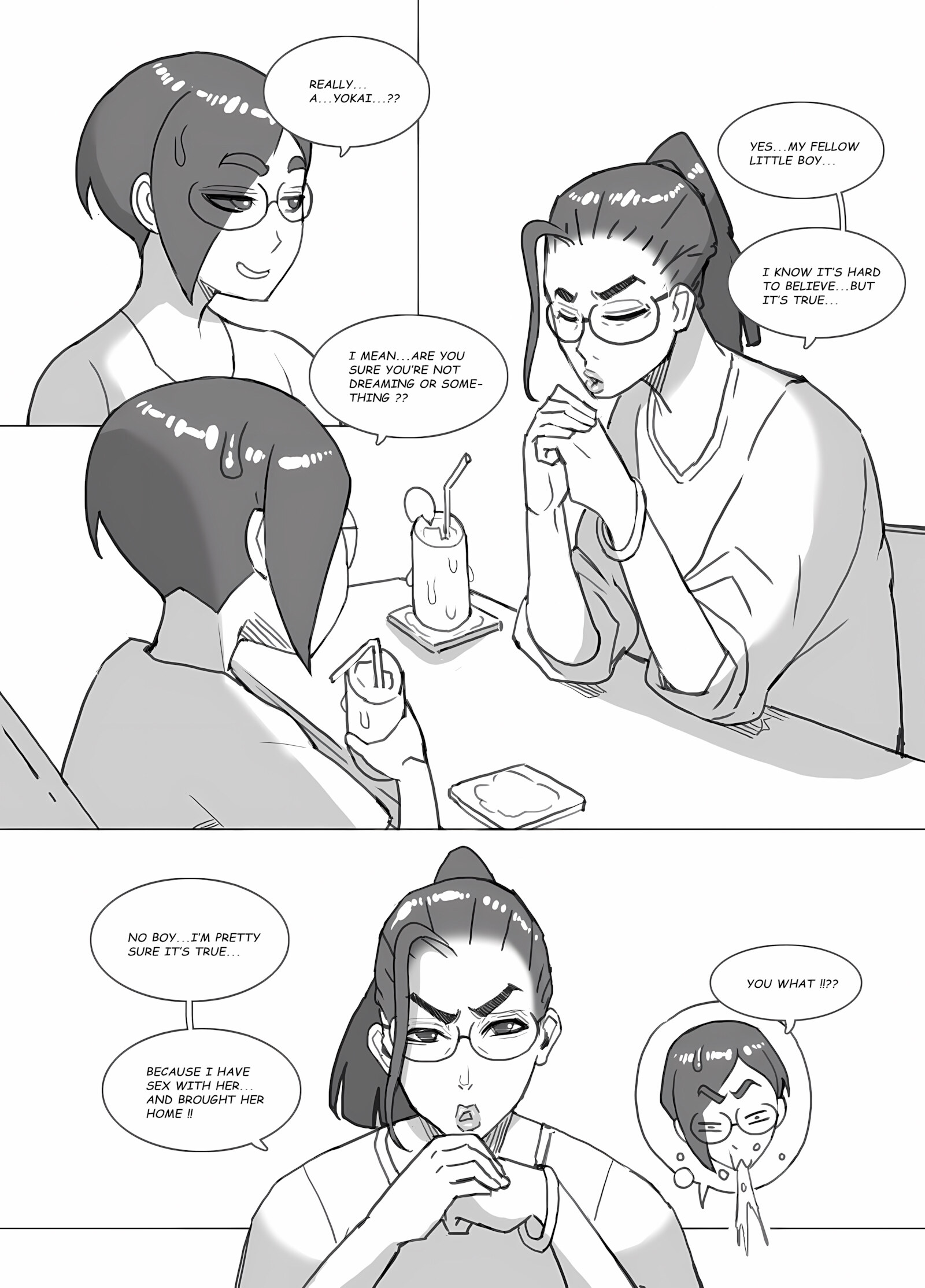 YOKAI MILF!! [4era7], YOKAI MILF!!, page 2 of 17