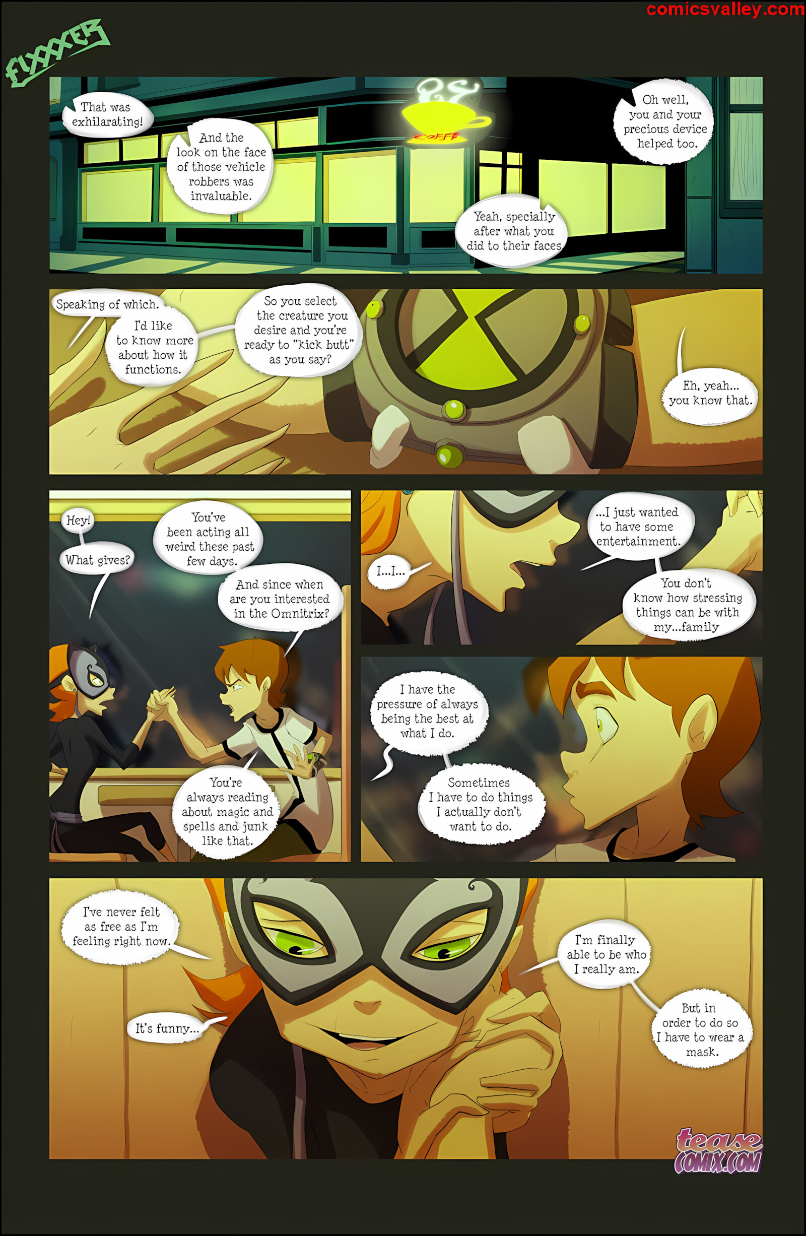 Ben 10 -The Witch With No Name [Tease Comix], Ben 10 -The Witch With No Name, page 16 of 57