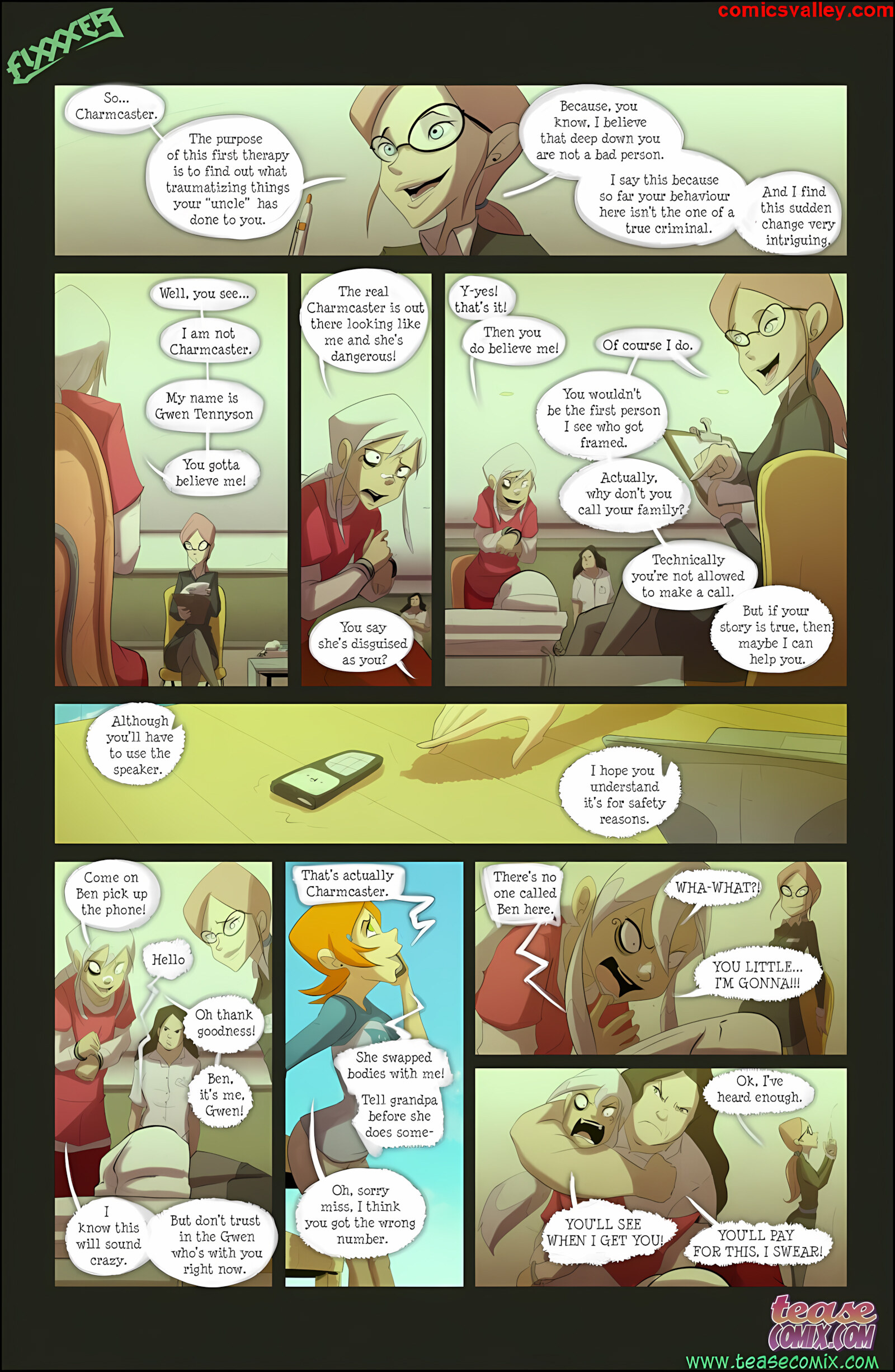 Ben 10 -The Witch With No Name [Tease Comix], Ben 10 -The Witch With No Name, page 6 of 57