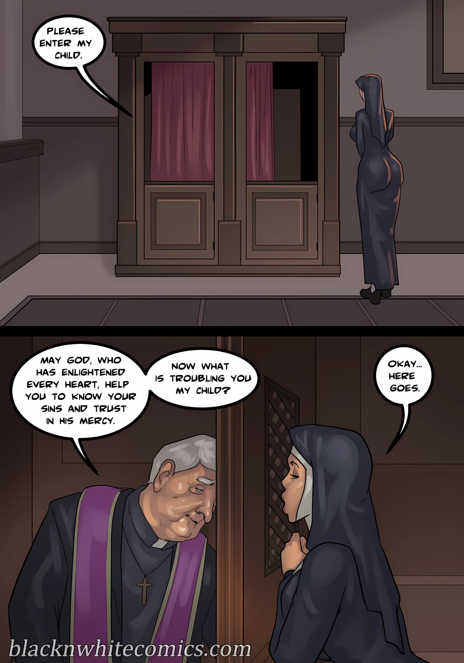 Black Devotion [BlackNWhiteComics], 1 . Black Devotion - Chapter 1, page 105 of 128