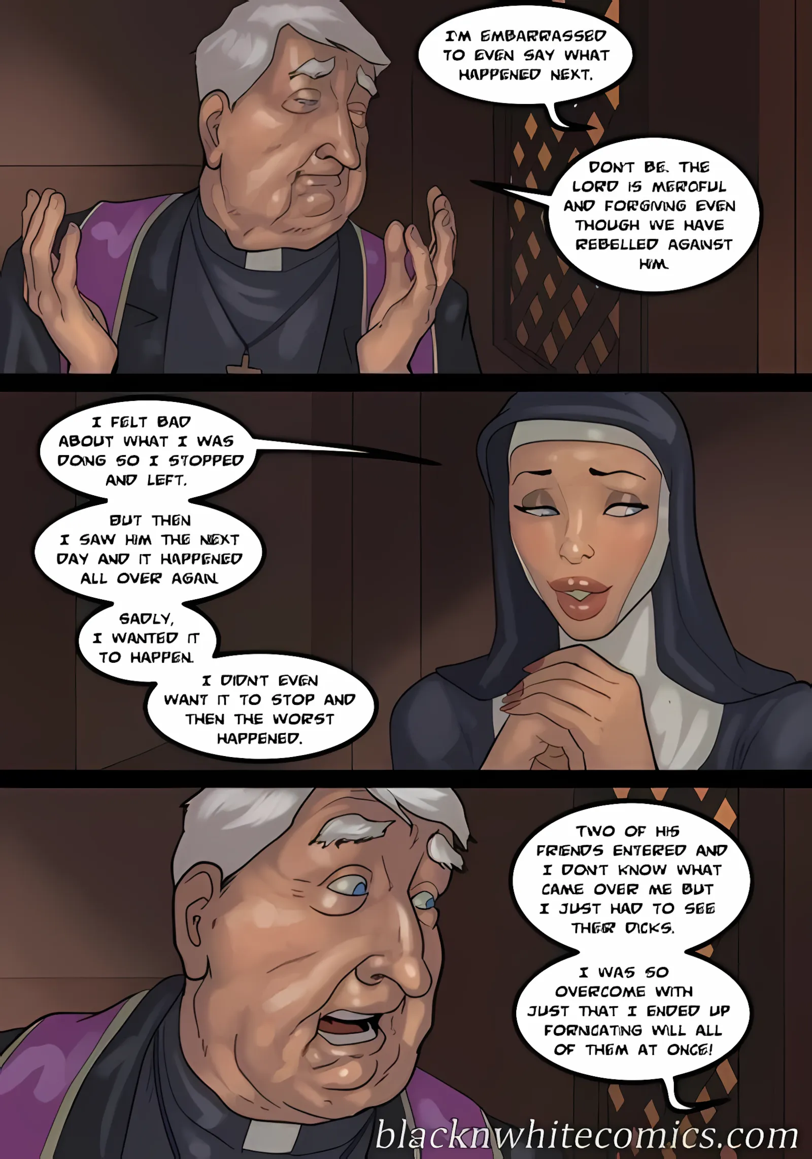 Black Devotion [BlackNWhiteComics], 1 . Black Devotion - Chapter 1, page 107 of 128