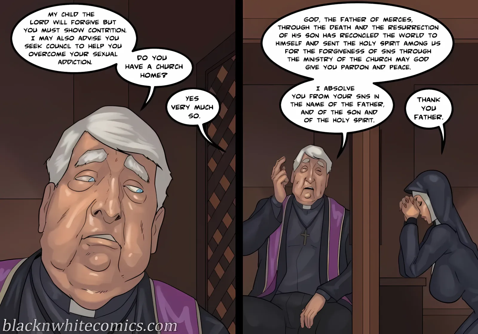 Black Devotion [BlackNWhiteComics], 1 . Black Devotion - Chapter 1, page 108 of 128