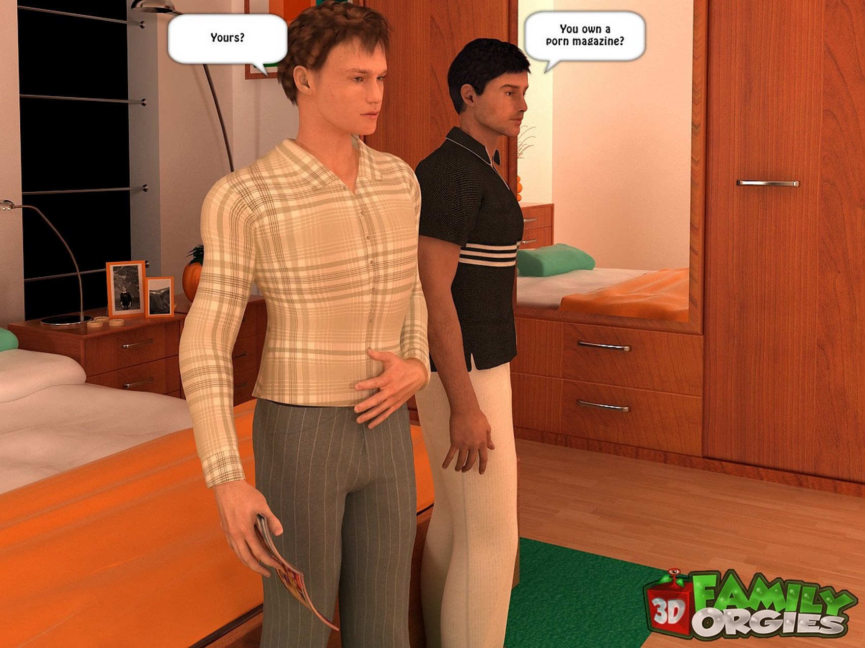 Brothers do a busty momma [3DFamilyOrgies], Brothers do a busty momma, page 5 of 50