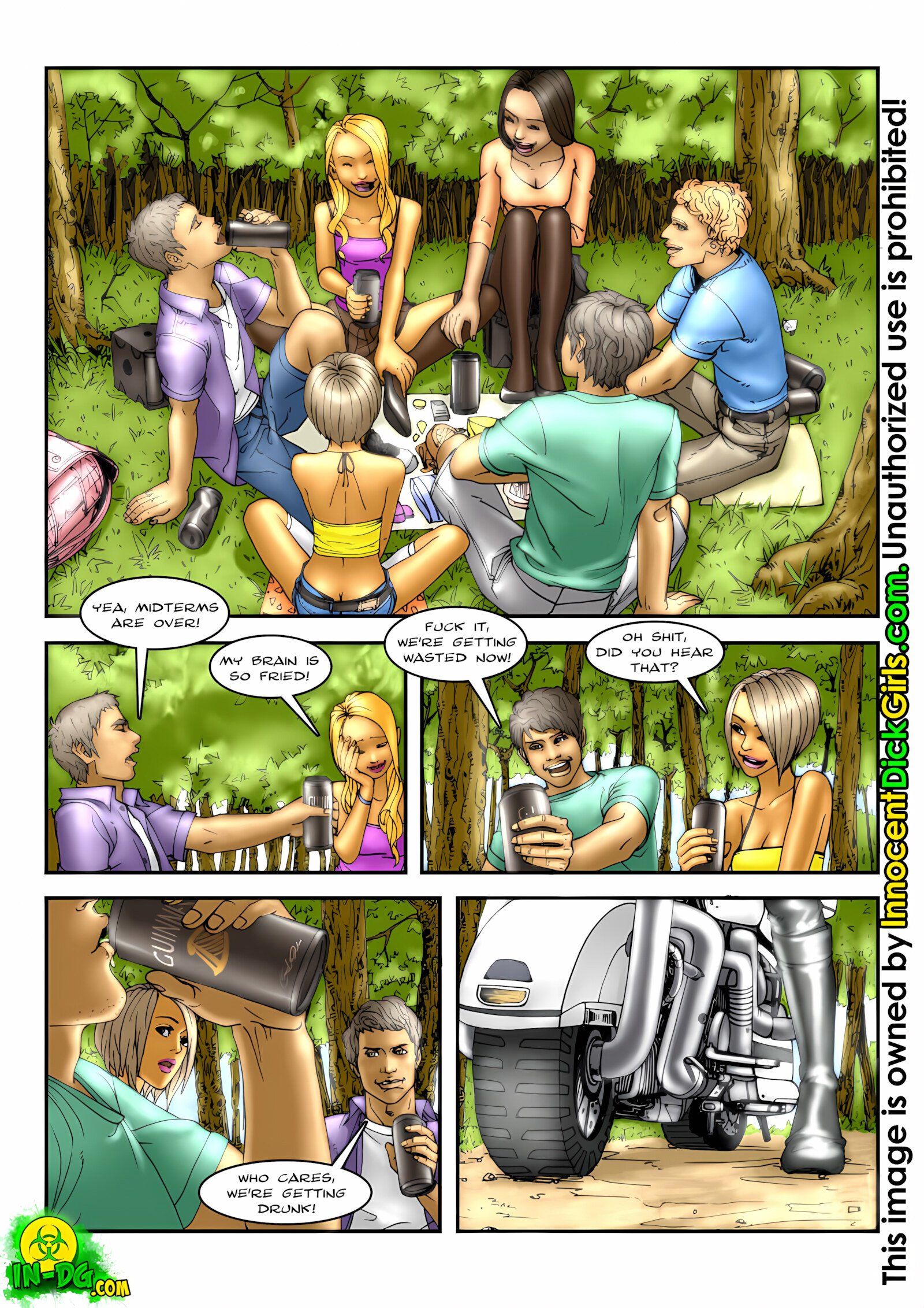 Busted [Innocent Dickgirls], Busted, page 2 of 13