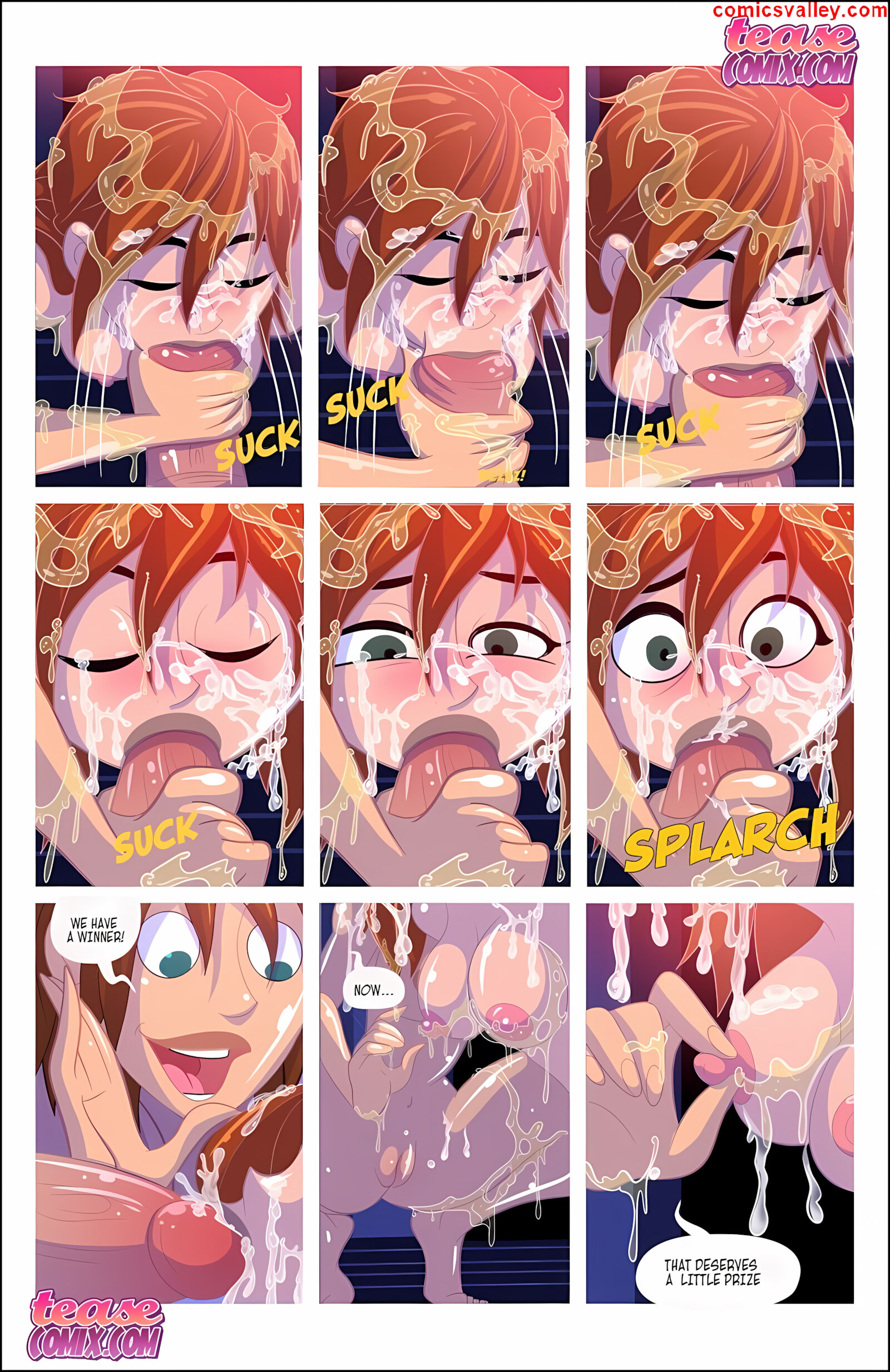 Cheer Fight [Tease Comix], Cheer Fight, page 57 of 66