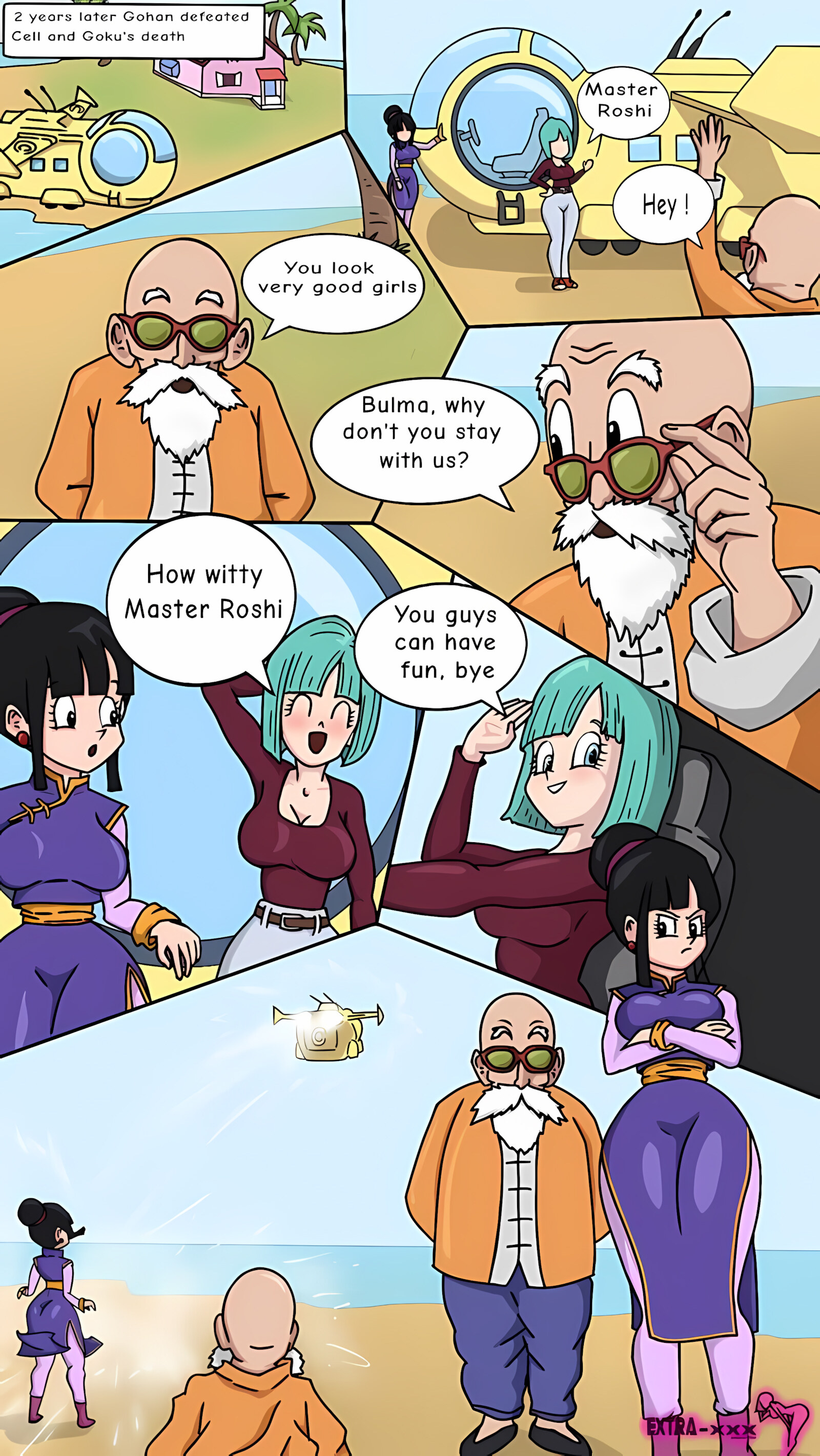 Chichi x Roshi [Extranimacion], Chichi x Roshi, page 2 of 11