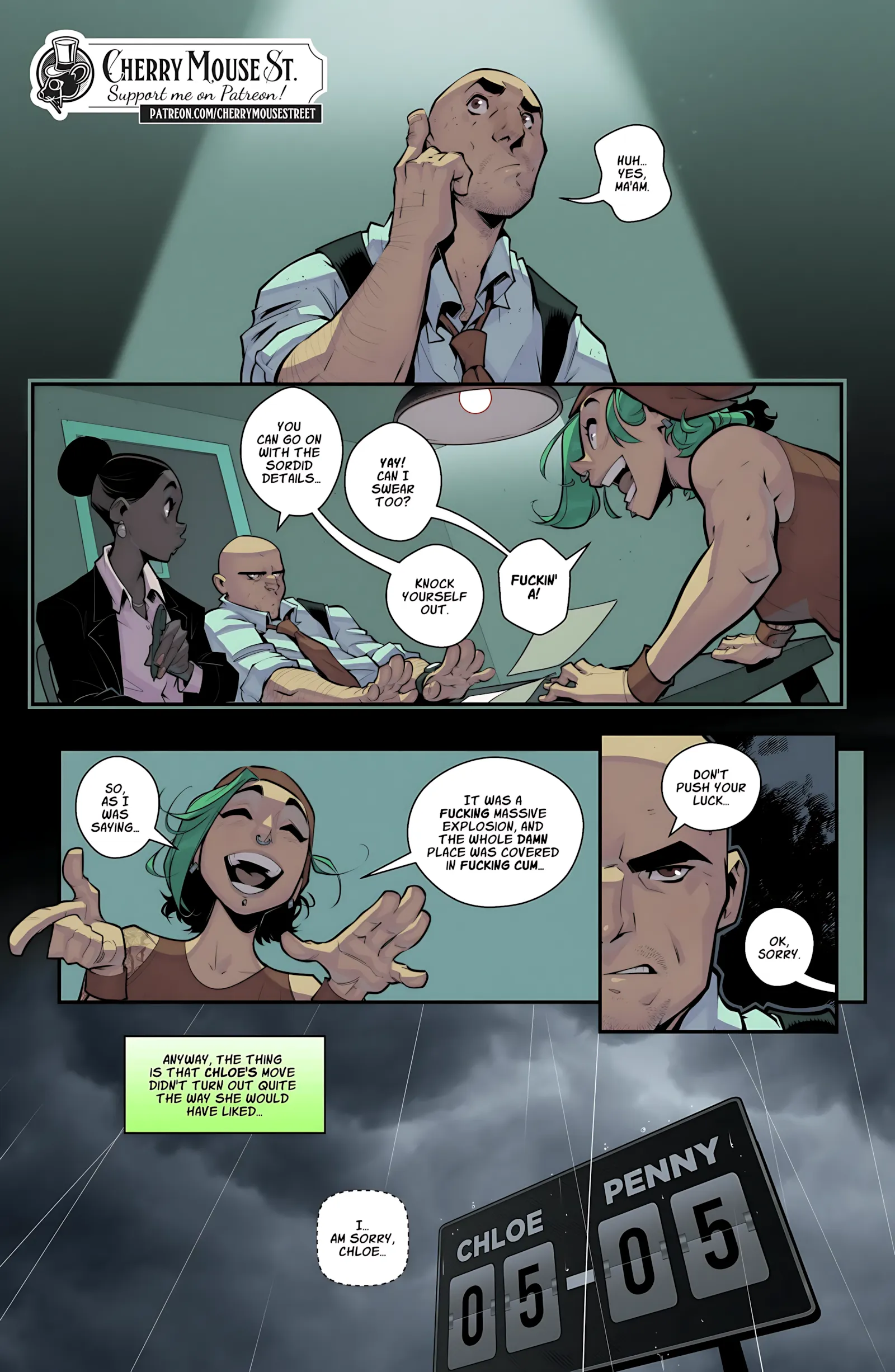 Chloe & Amber: Ragnarok [Cherry Mouse Street], 2. Chloe & Amber: Ragnarok Part 2, page 2 of 16