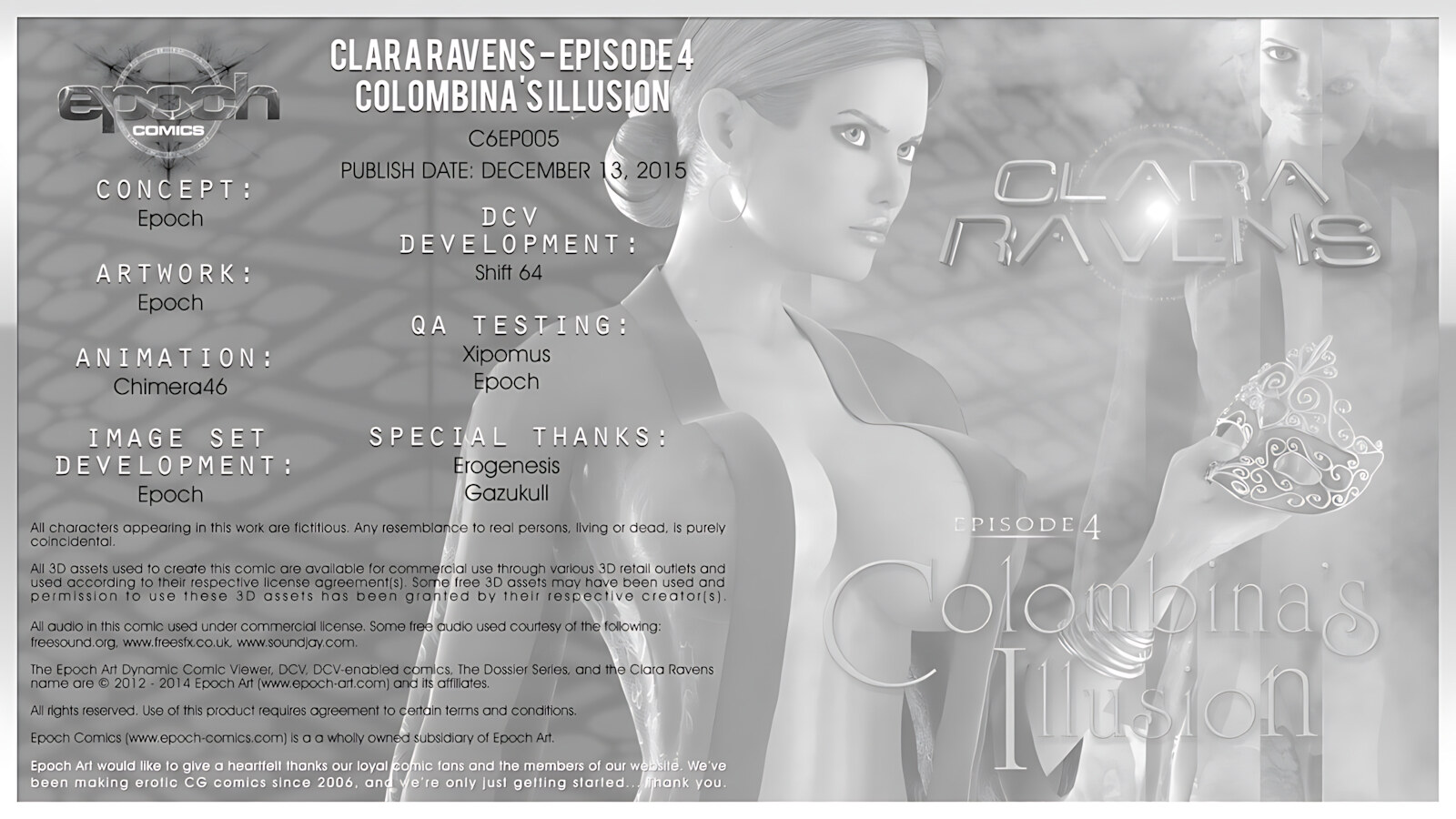 Clara Ravens [Epoch], Clara Ravens 4 - Colombina's Illusion, page 412 of 412