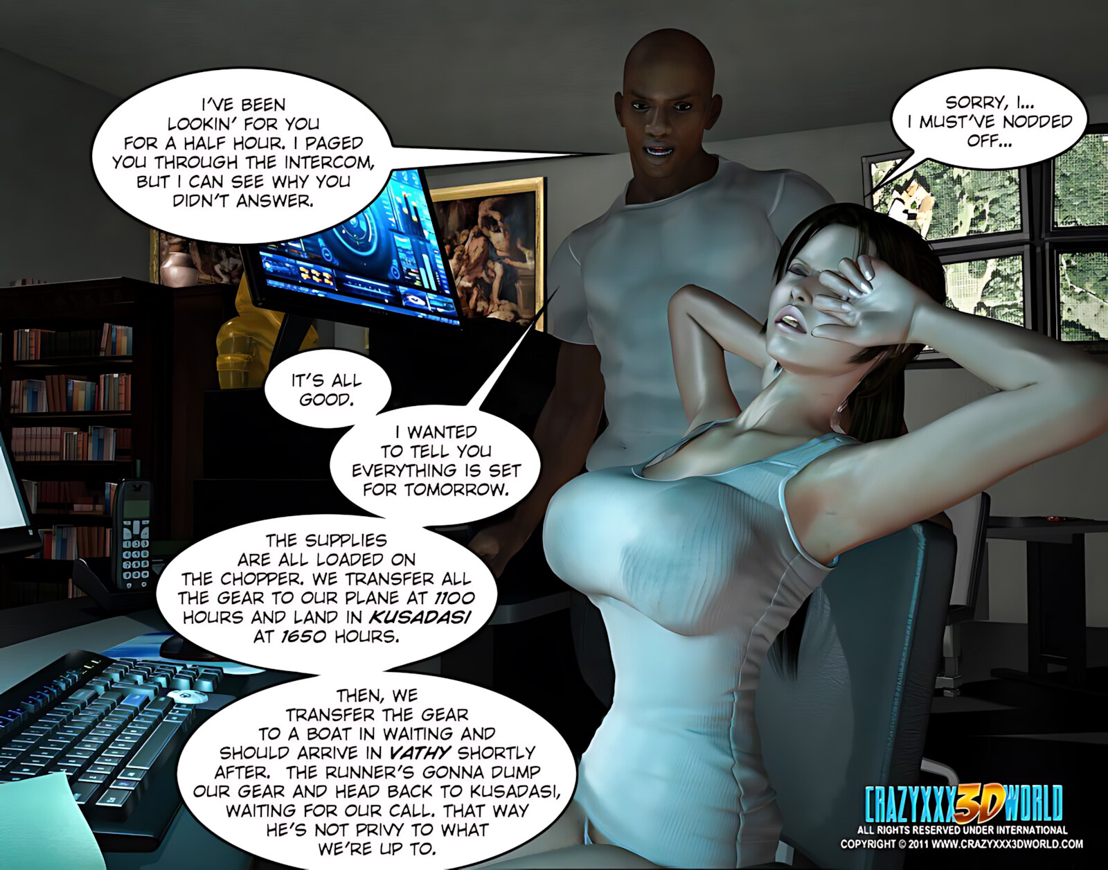 Clara Ravens [Epoch], Clara Ravens 2- Agamemnon's Advantage, page 4 of 70