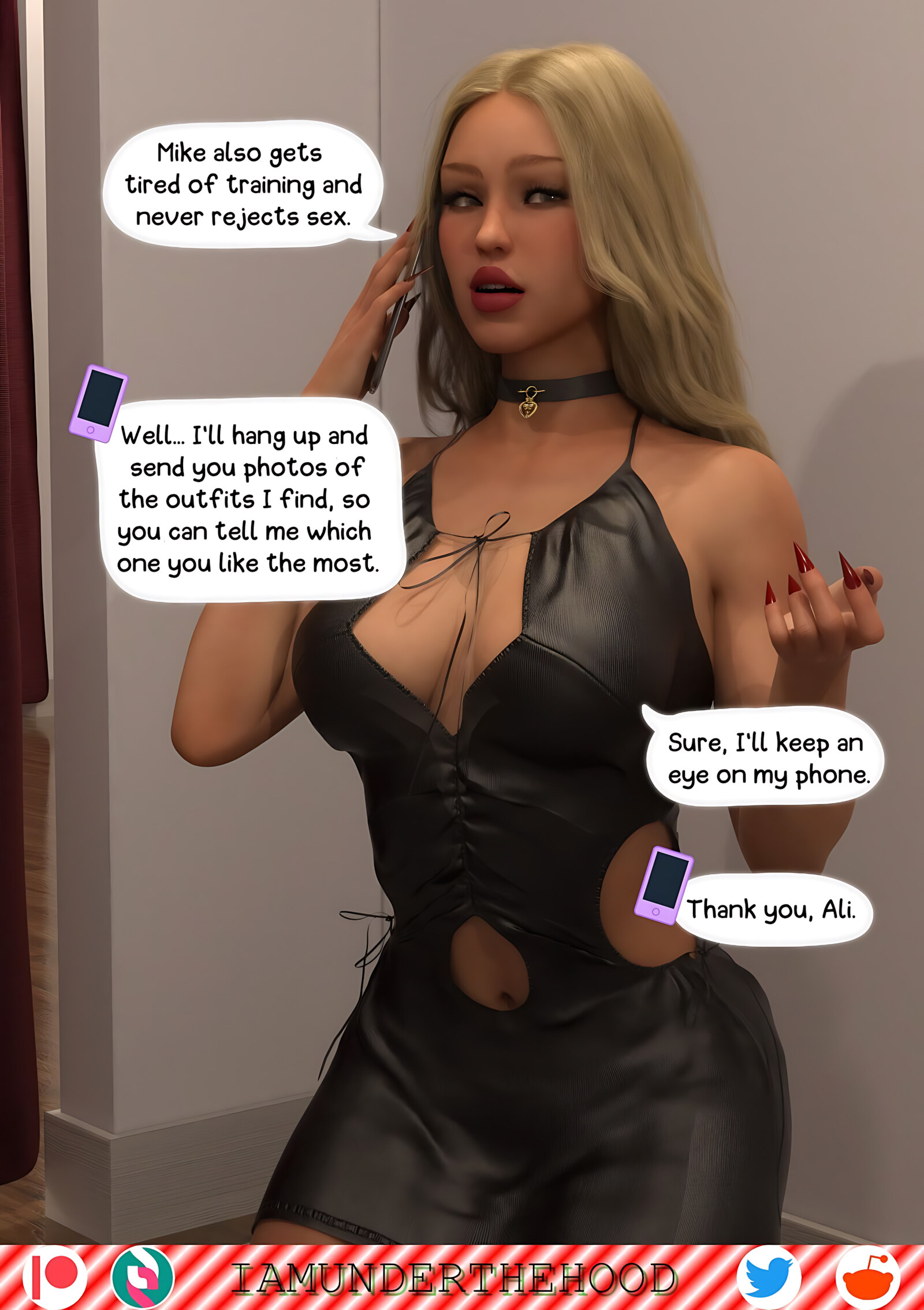 Comics [Under The Hood], Stacy’s Xmas Present, page 4 of 100