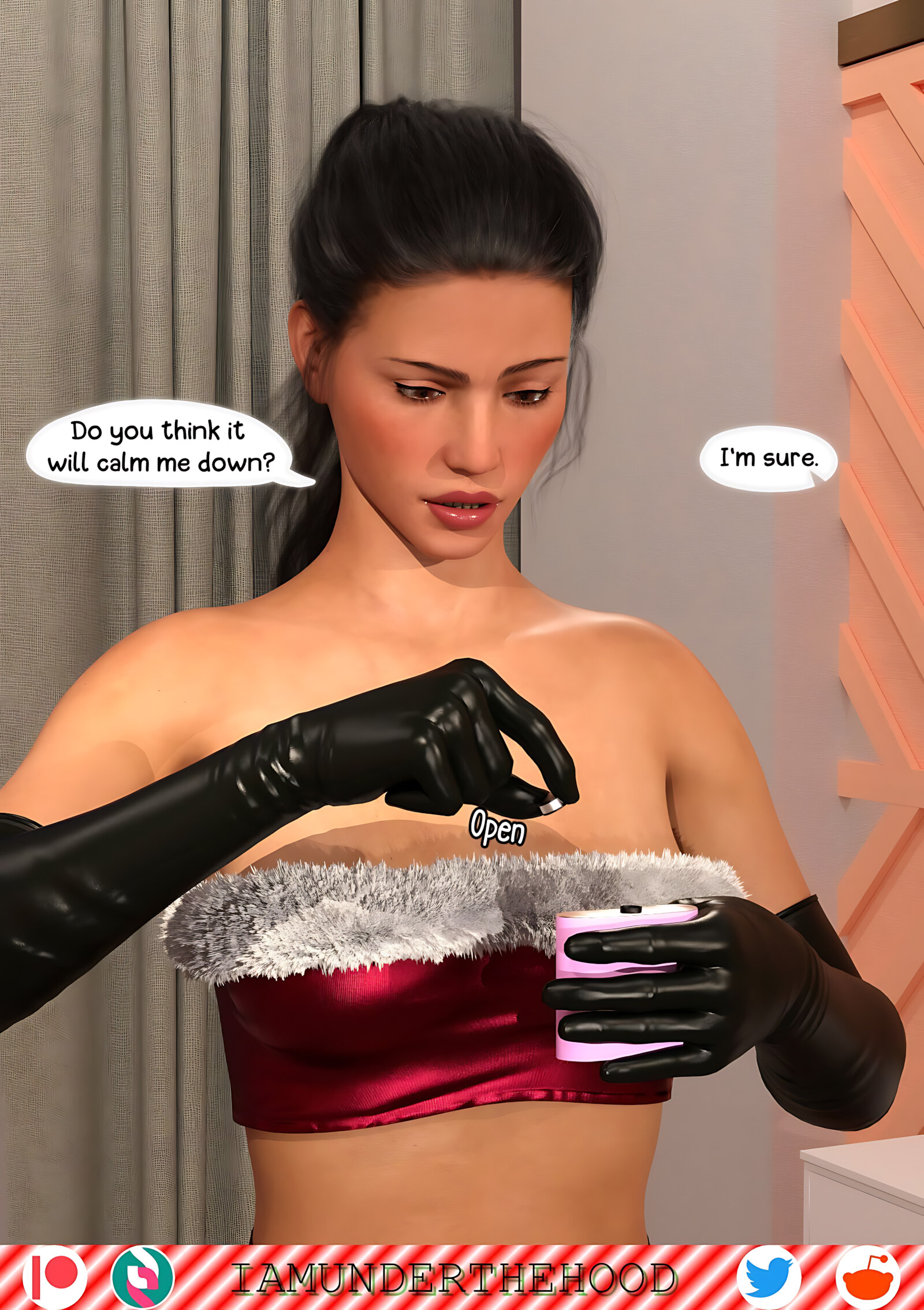 Comics [Under The Hood], Stacy’s Xmas Present, page 48 of 100