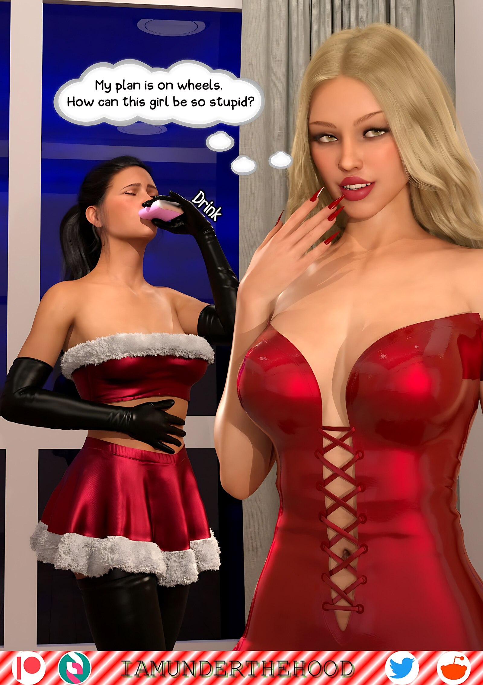 Comics [Under The Hood], Stacy’s Xmas Present, page 49 of 100