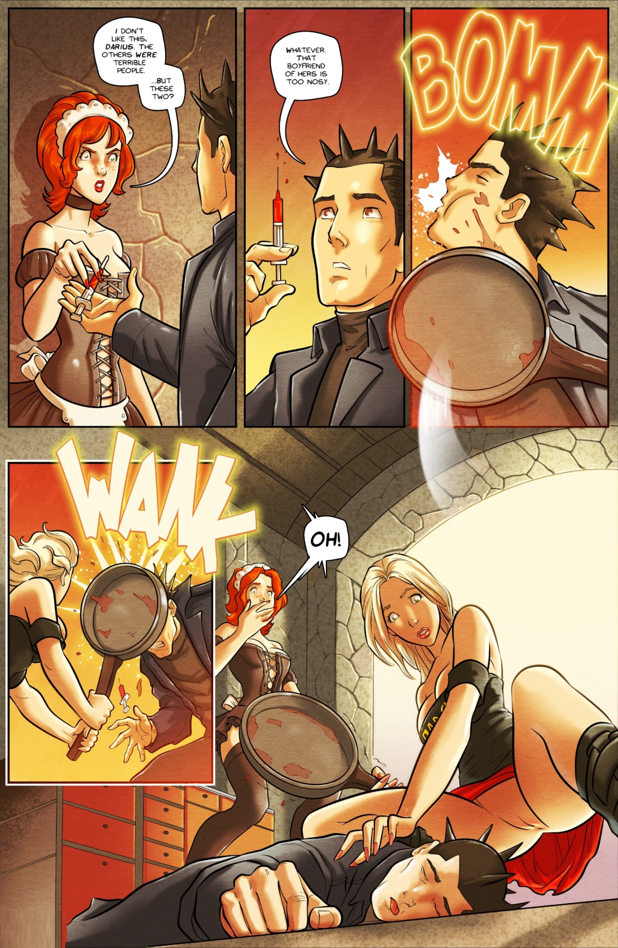 Curse Of The Black Mantis [JabComix], Curse Of The Black Mantis 2, page 8 of 23