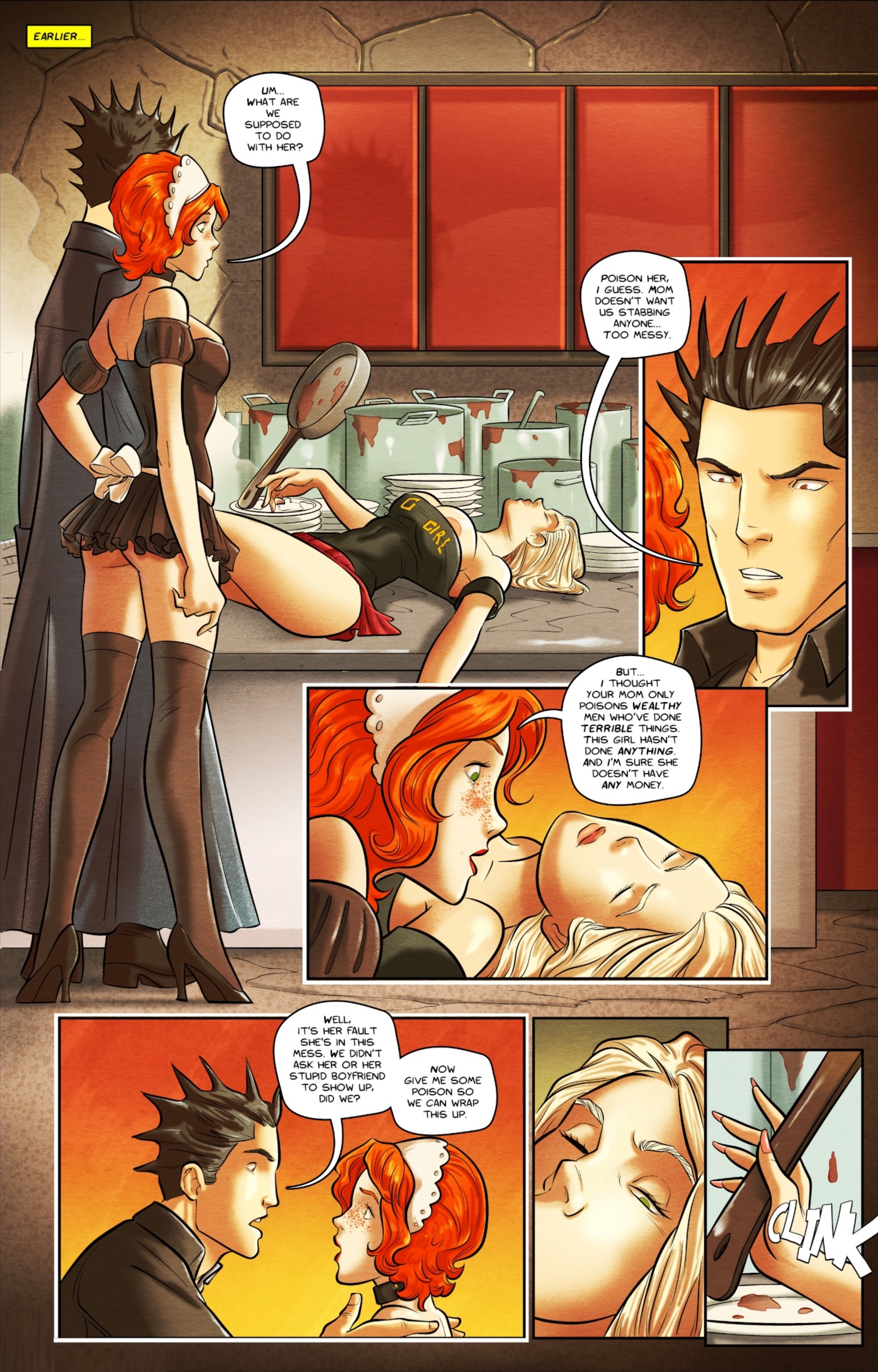 Curse Of The Black Mantis [JabComix], Curse Of The Black Mantis 2, page 9 of 23