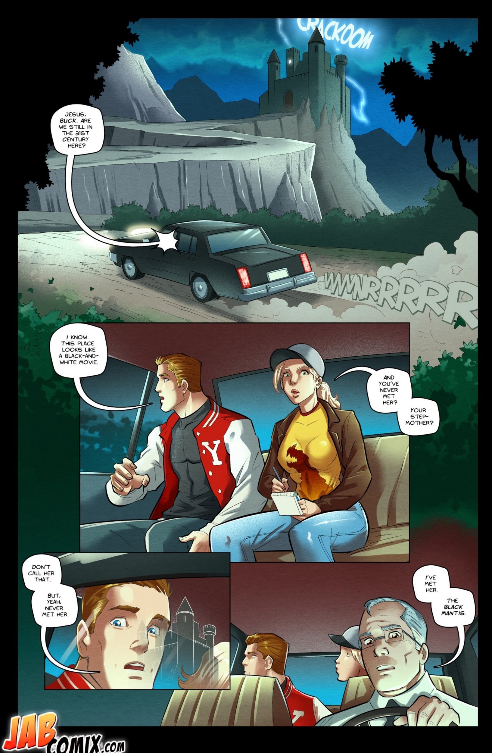 Curse Of The Black Mantis [JabComix], Curse Of The Black Mantis 1, page 2 of 22