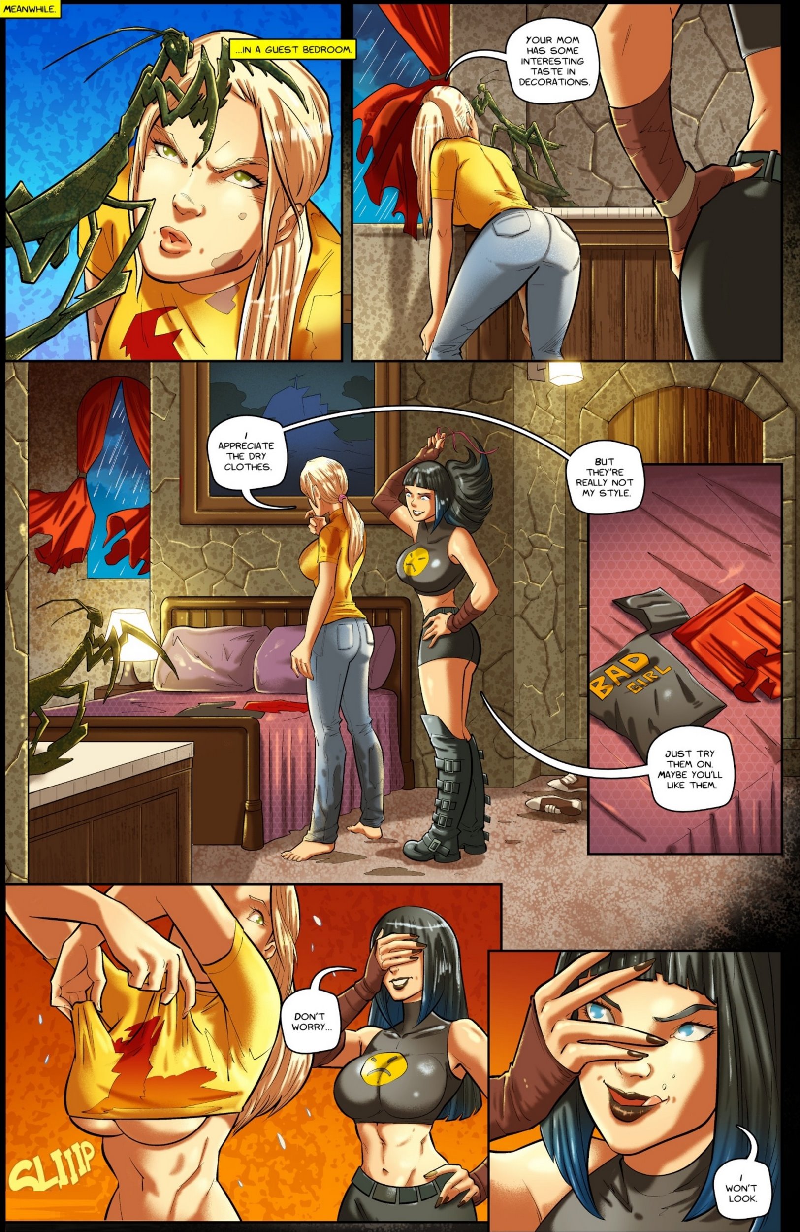 Curse Of The Black Mantis [JabComix], Curse Of The Black Mantis 1, page 13 of 22