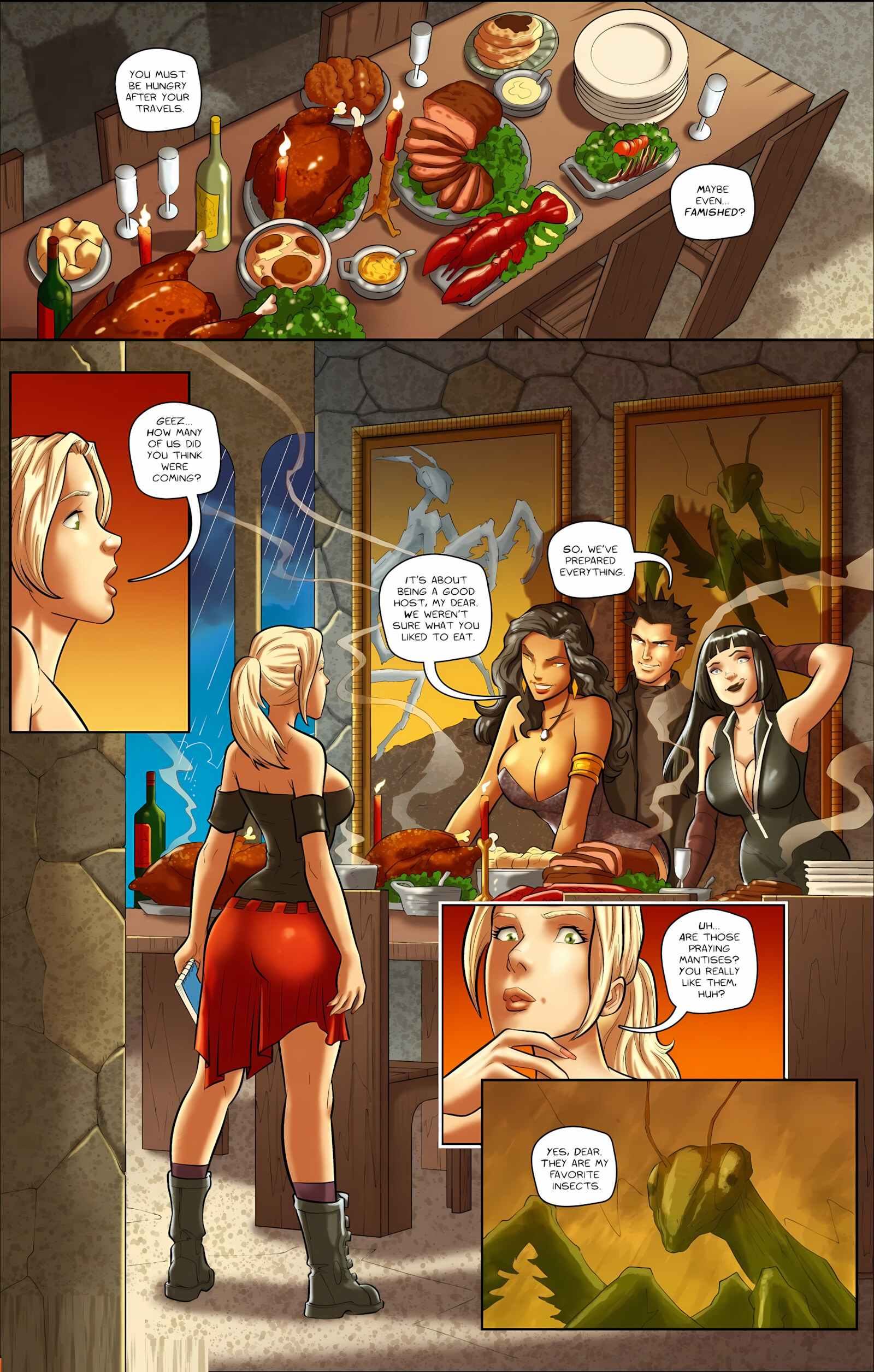 Curse Of The Black Mantis [JabComix], Curse Of The Black Mantis 1, page 17 of 22