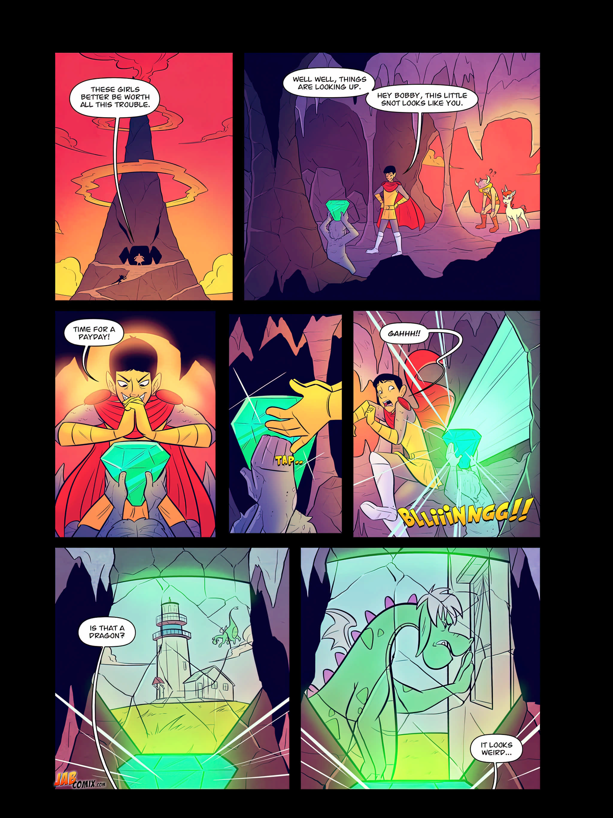 Da Younguns N’ Dragons [JabComix], Da Younguns N' Dragons II, page 17 of 23