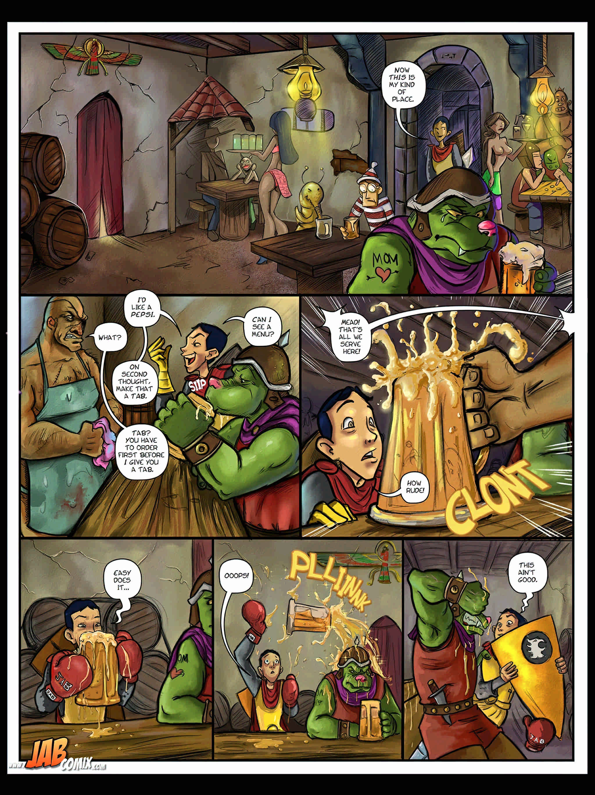 Da Younguns N’ Dragons [JabComix], Da Younguns N' Dragons I, page 14 of 26
