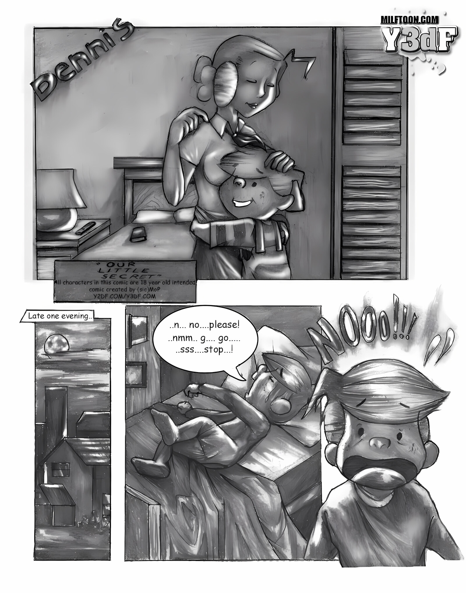 Dennis [Milftoon], Dennis, page 1 of 12