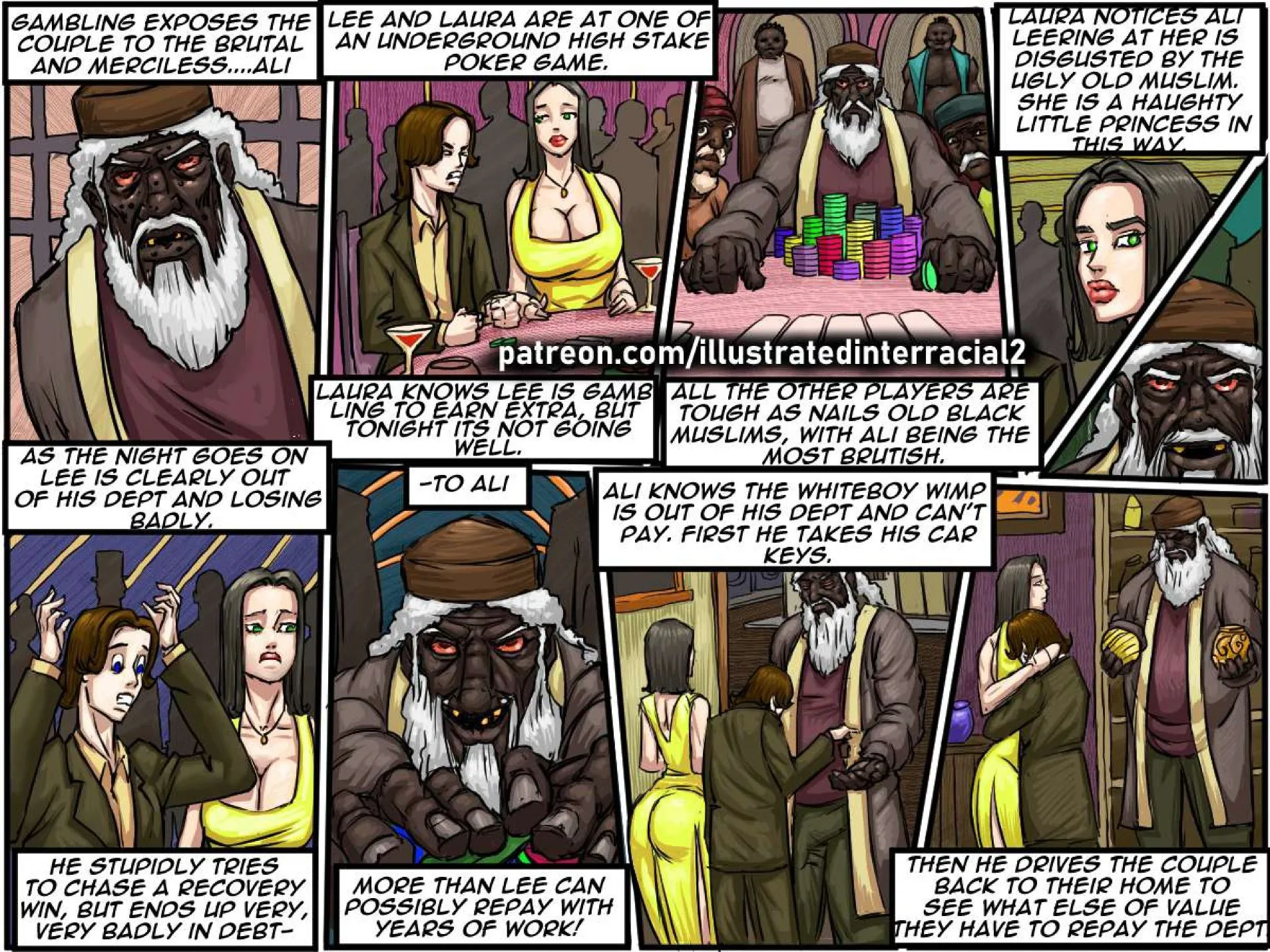 Dept Trap [IllustratedInterracial], Dept Trap, page 3 of 21
