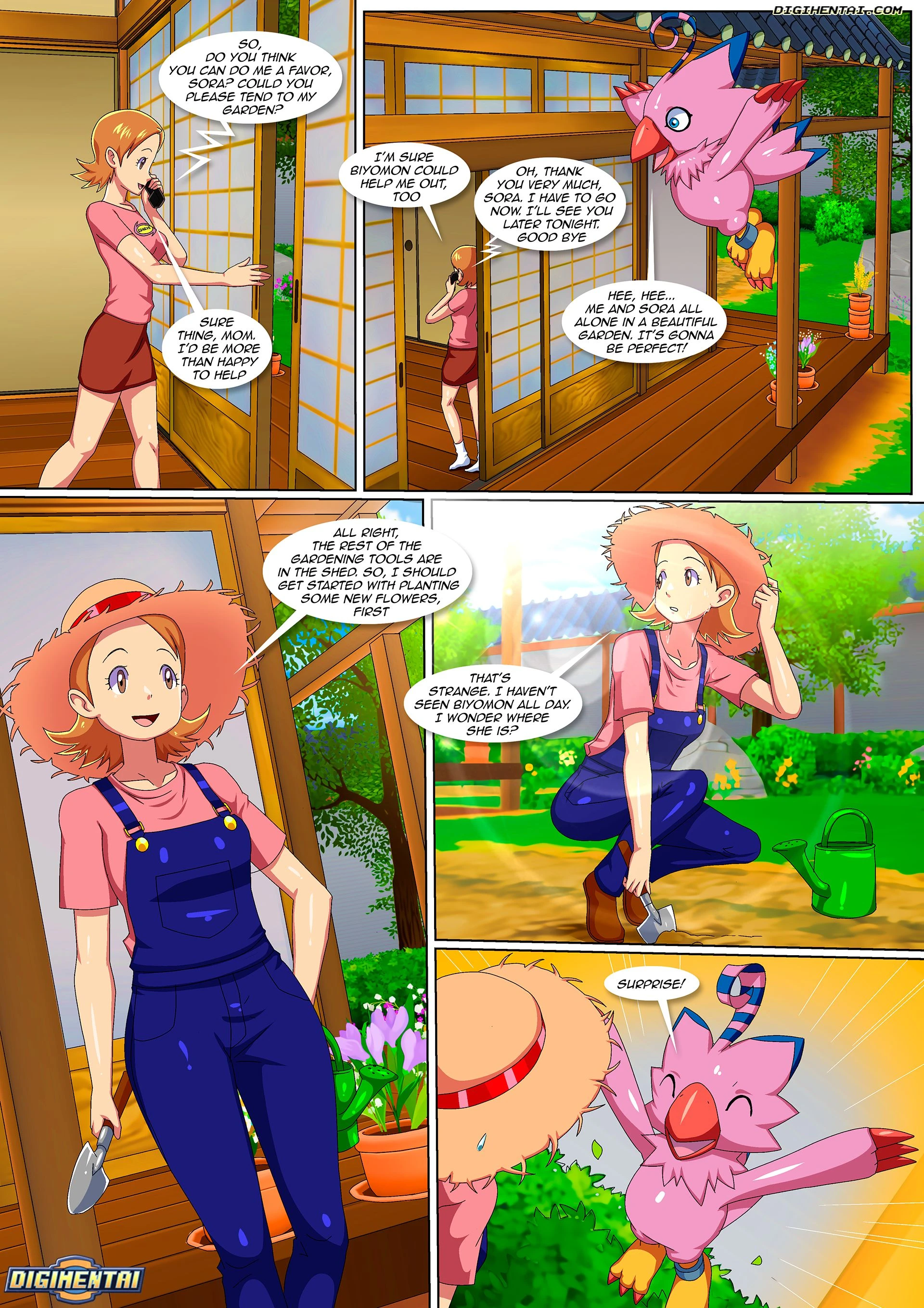 Digimon Rules: Biyomon’s Hobby (Digimon) [Palcomix], 1 . Digimon Rules: Biyomon's Hobby - (Digimon) [Palcomix], page 3 of 13
