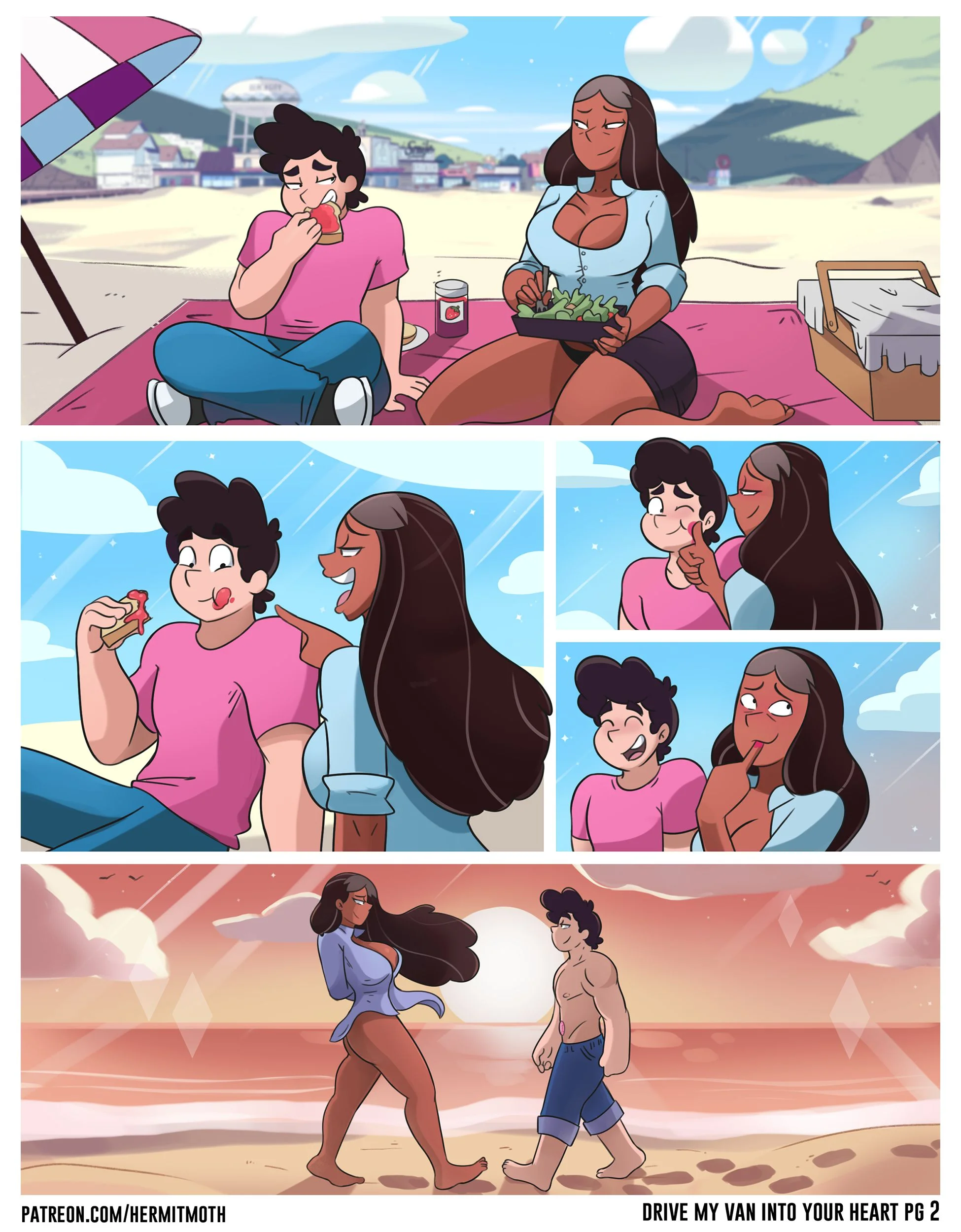 Drive My Van Into Your Heart (Steven Universe), 1 . Drive My Van Into Your Heart - Chapter 1[Hermit Moth], page 2 of 4