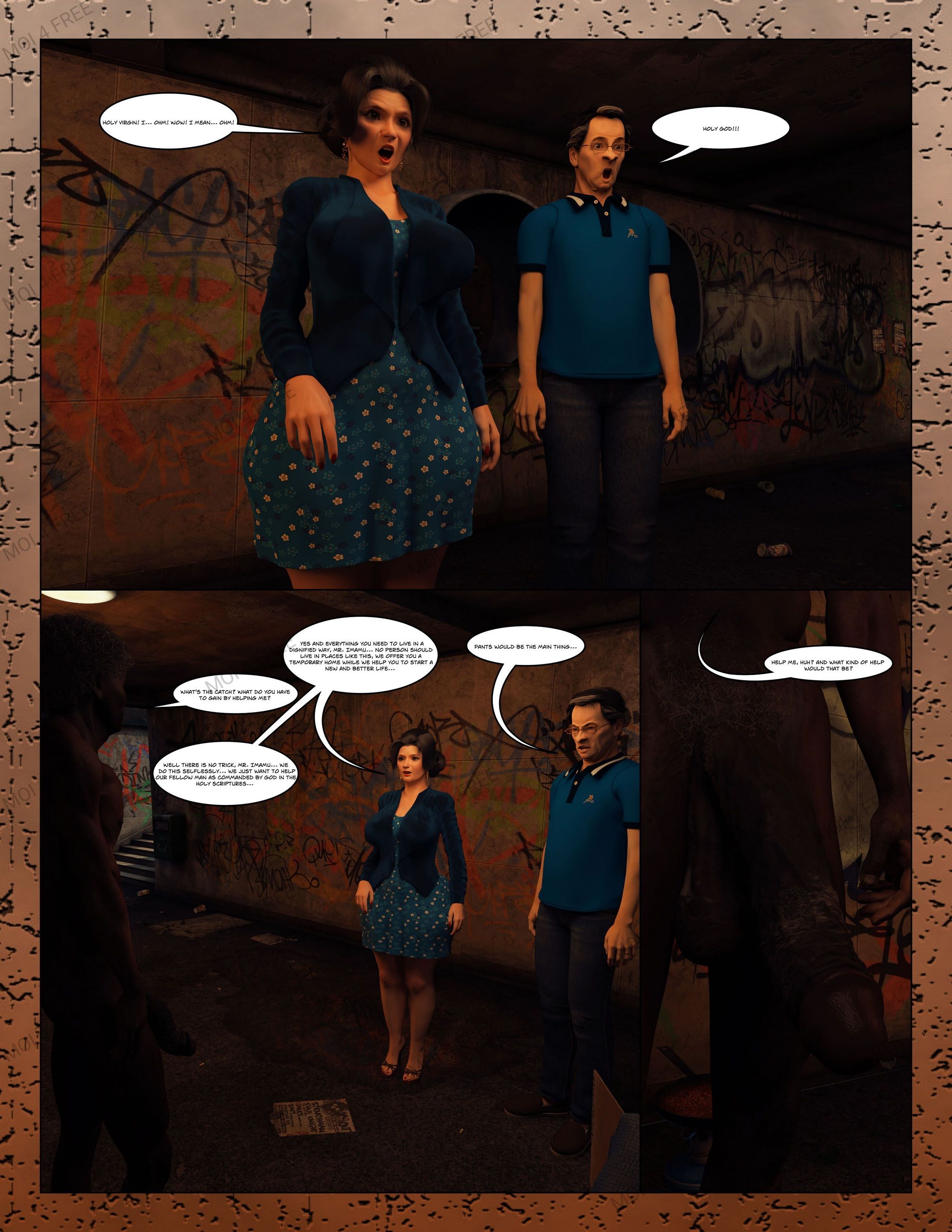 Extra Charity [Moiarte3D], Extra Charity 5, page 35 of 38