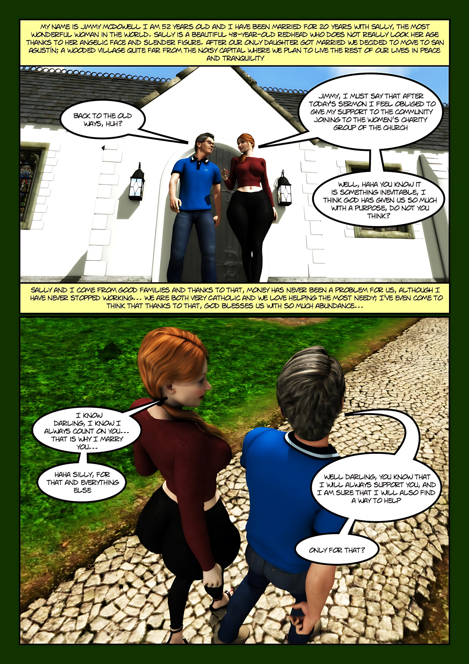 Extra Charity [Moiarte3D], Extra Charity 1, page 2 of 38