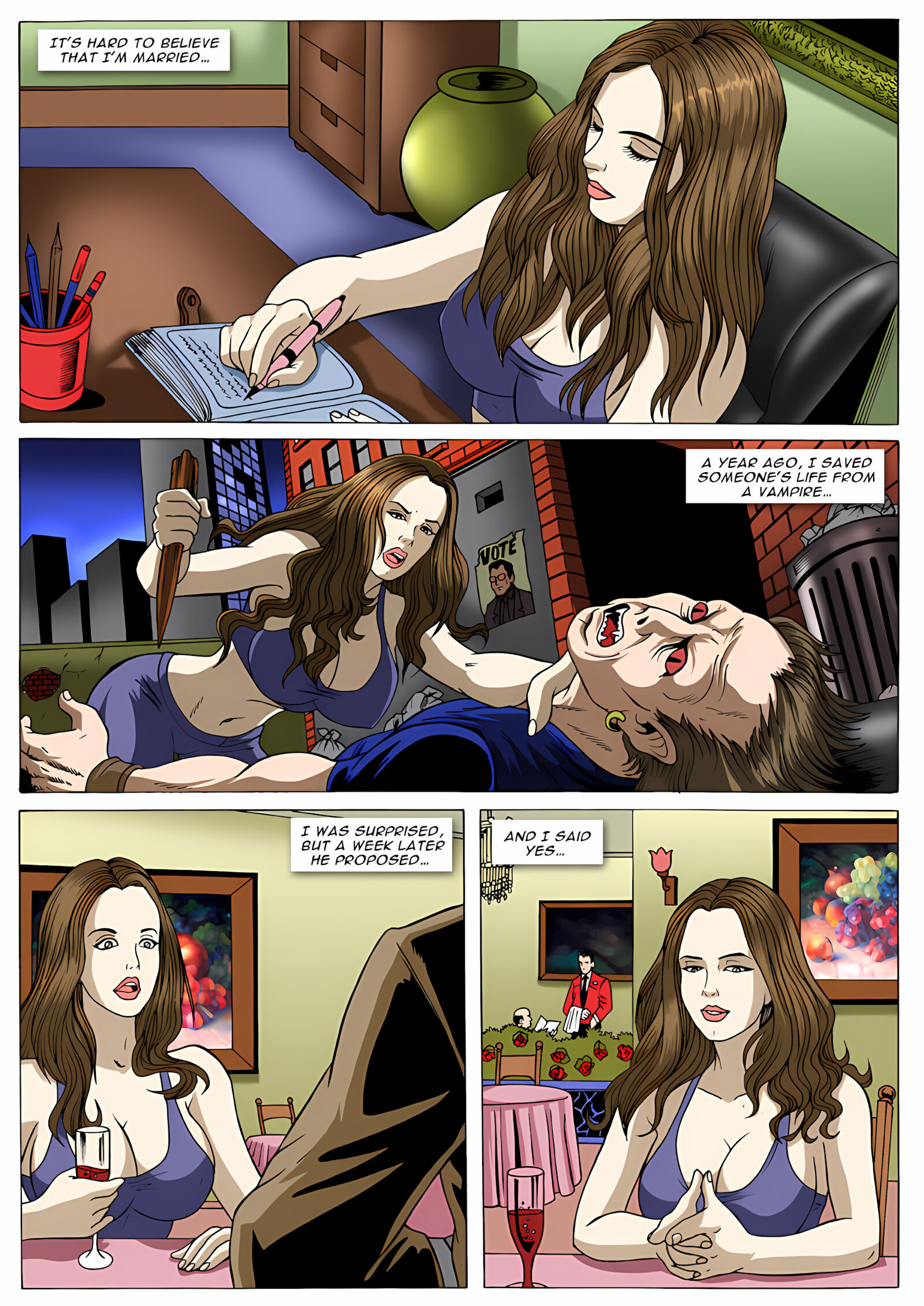 Faith – Memories [Palcomix], Faith - Memories, page 2 of 9