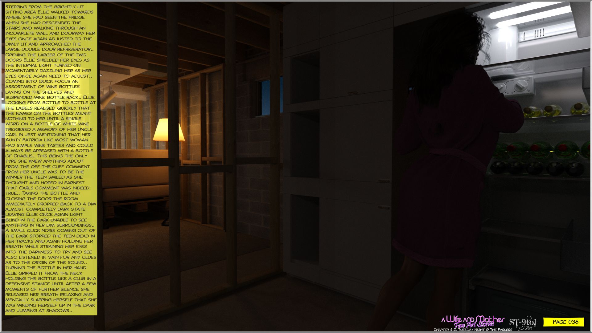 Fan Art Stories [ST-9Pol], Tuesday Night at the Parkers, page 36 of 83