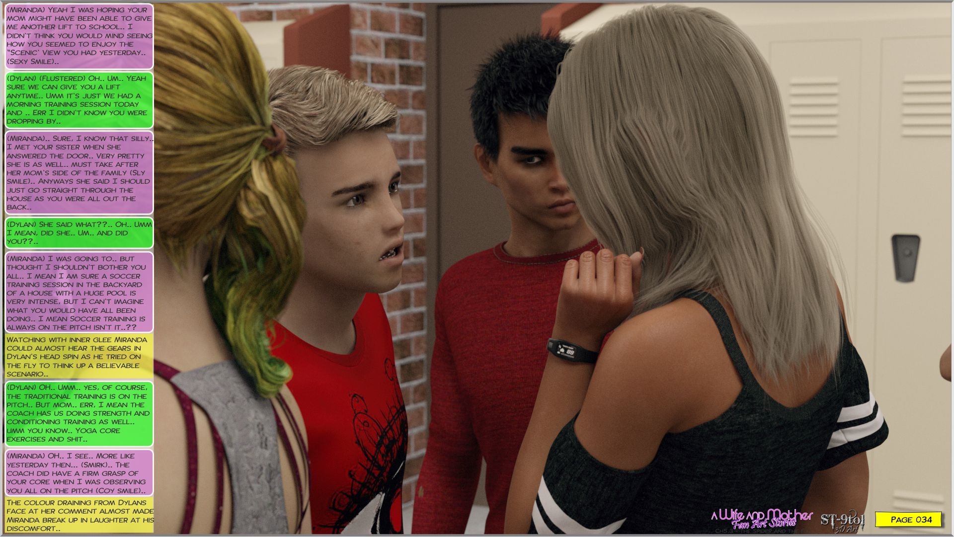 Fan Art Stories [ST-9Pol], The Spider And The Fly, page 34 of 123