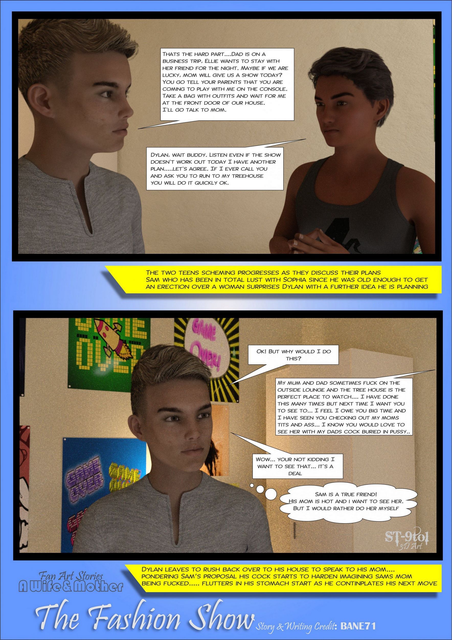 Fan Art Stories [ST-9Pol], The Fashion Show, page 3 of 54