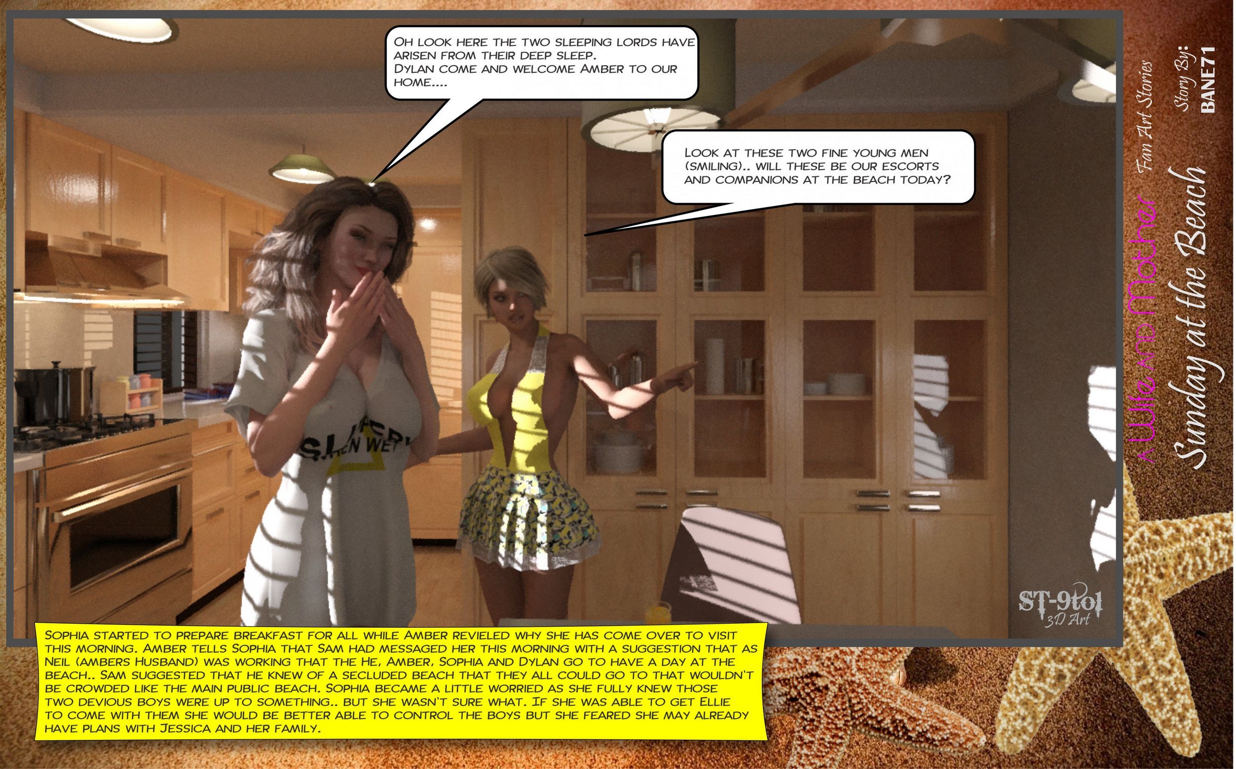 Fan Art Stories [ST-9Pol], Sunday On The Beach, page 11 of 199