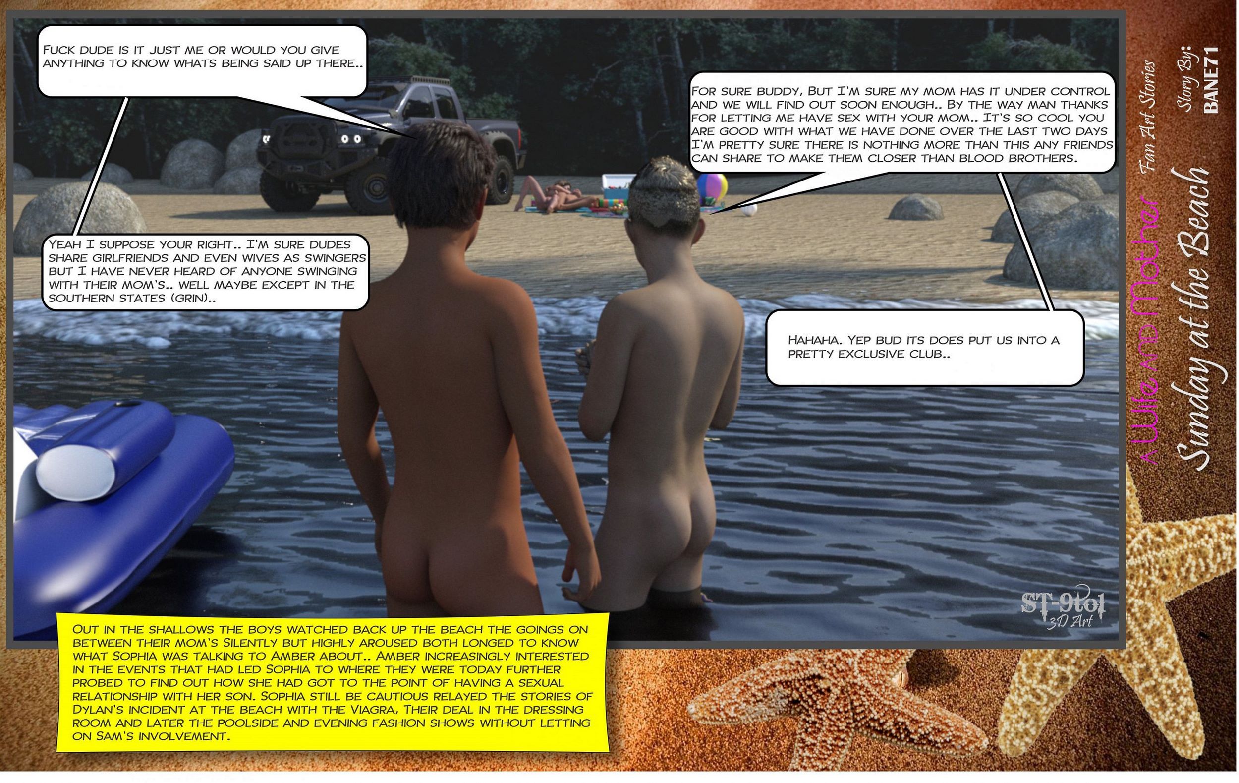 Fan Art Stories [ST-9Pol], Sunday On The Beach, page 124 of 199