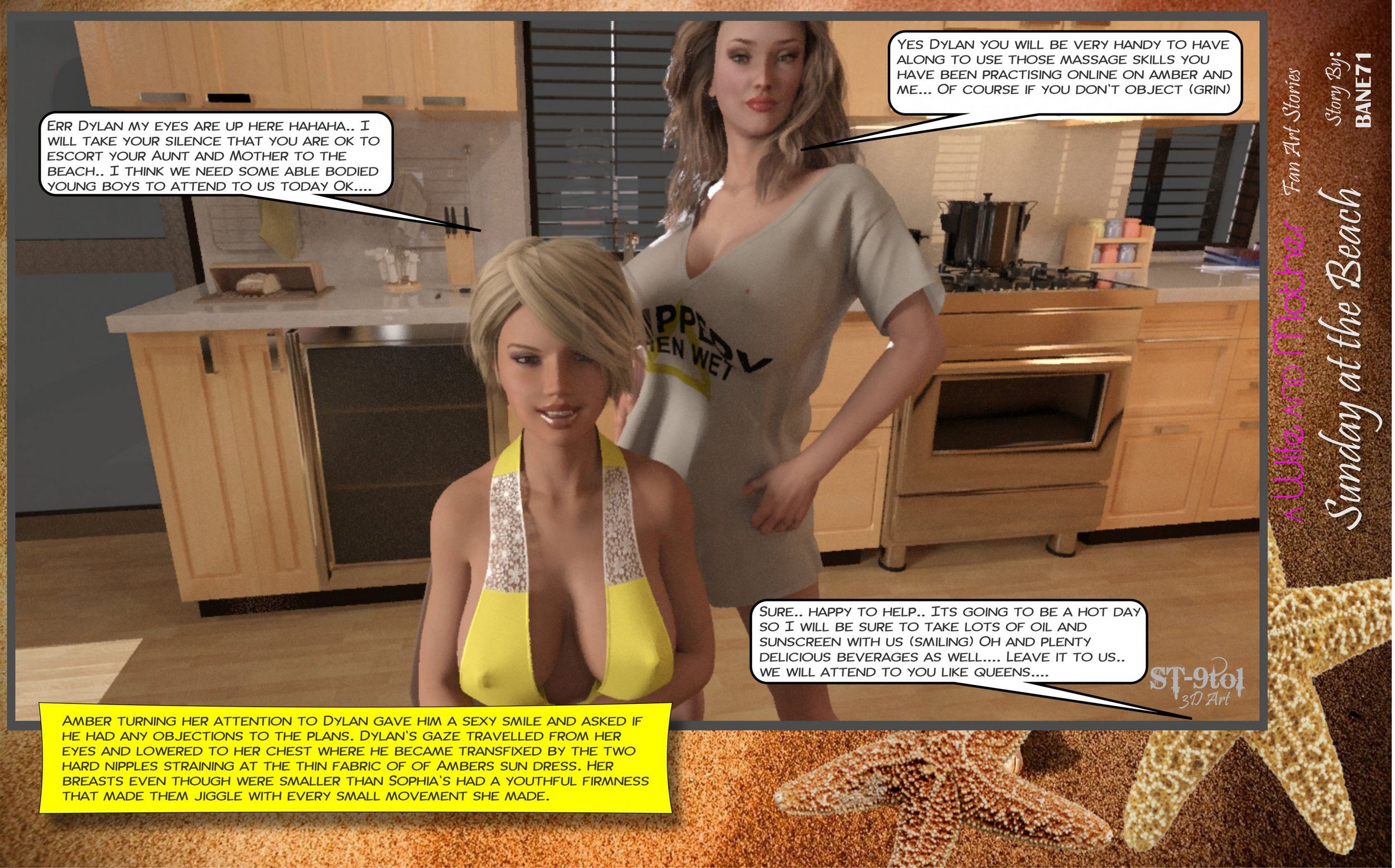 Fan Art Stories [ST-9Pol], Sunday On The Beach, page 16 of 199