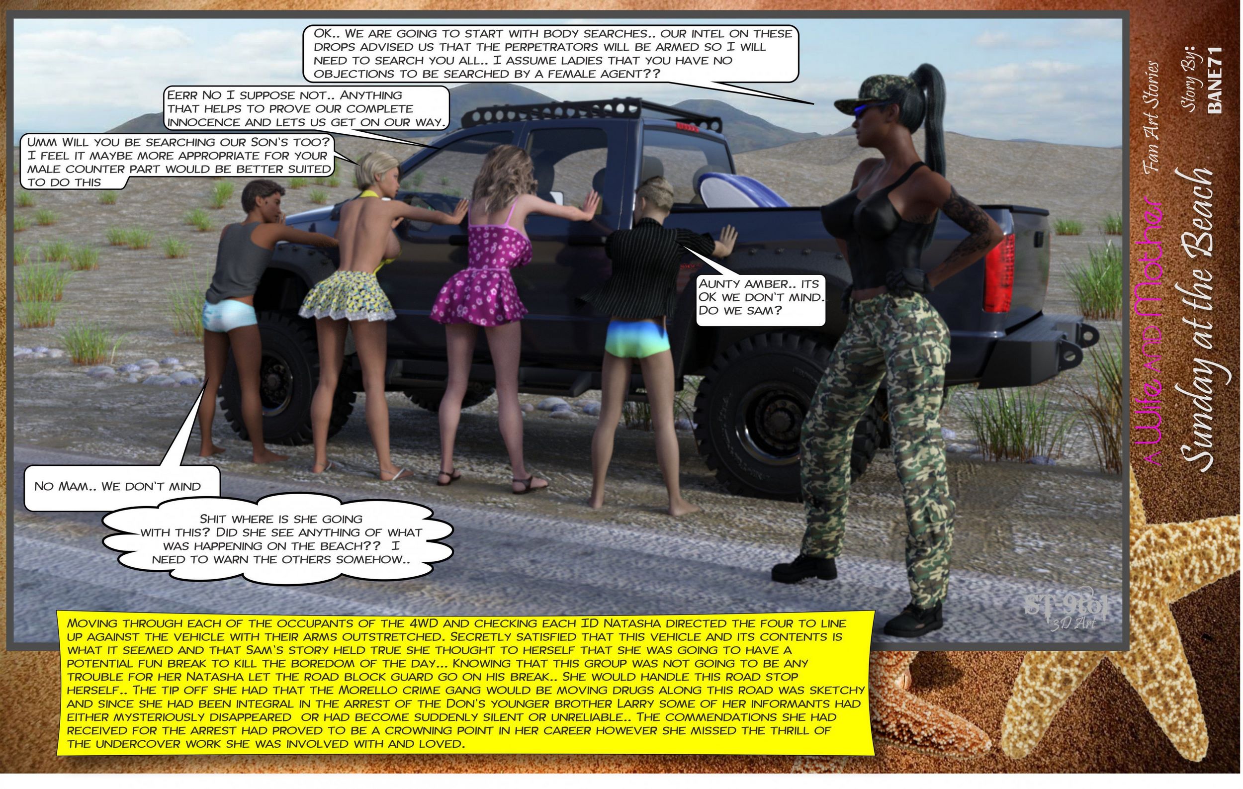 Fan Art Stories [ST-9Pol], Sunday On The Beach, page 174 of 199