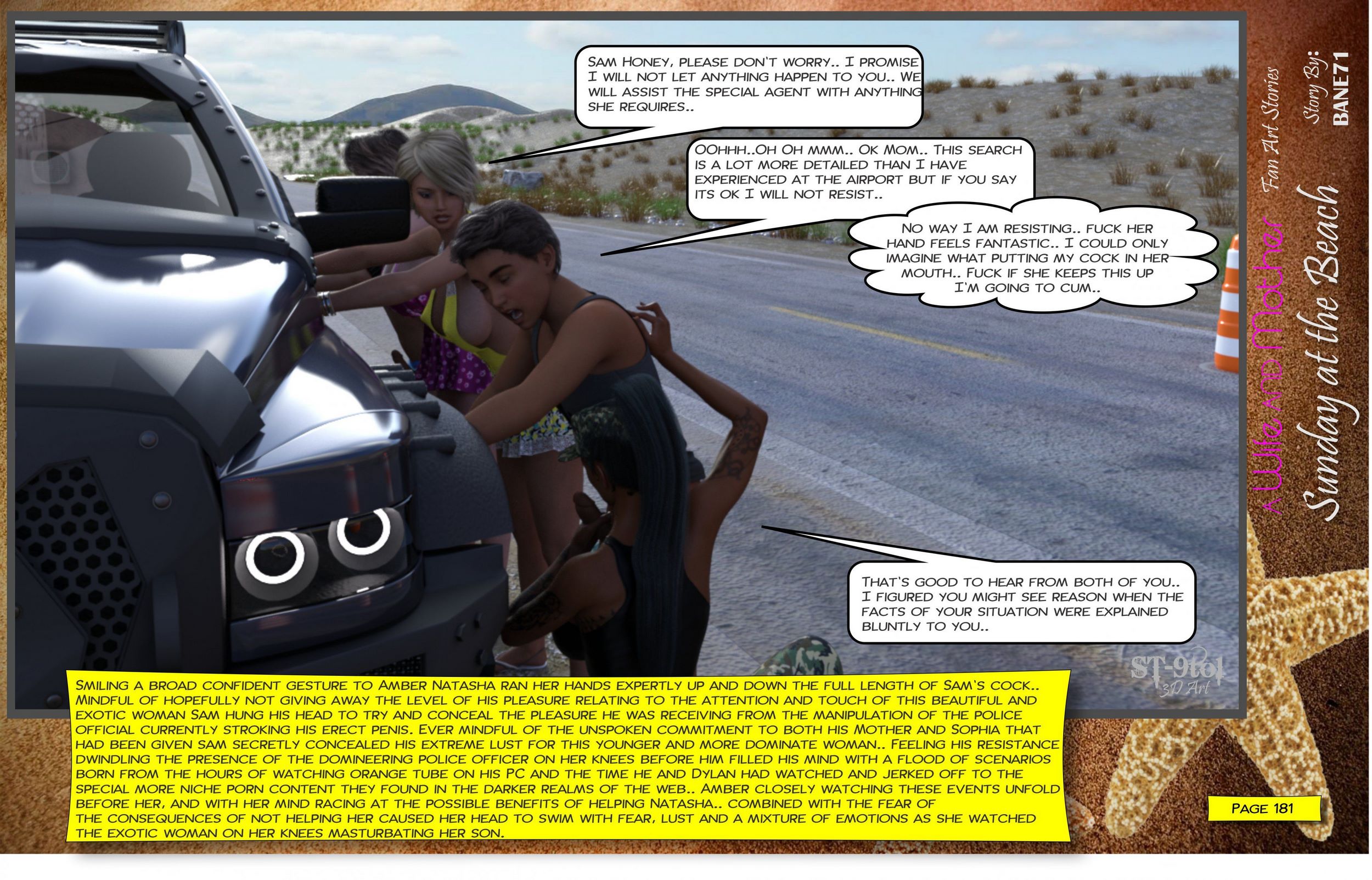 Fan Art Stories [ST-9Pol], Sunday On The Beach, page 180 of 199