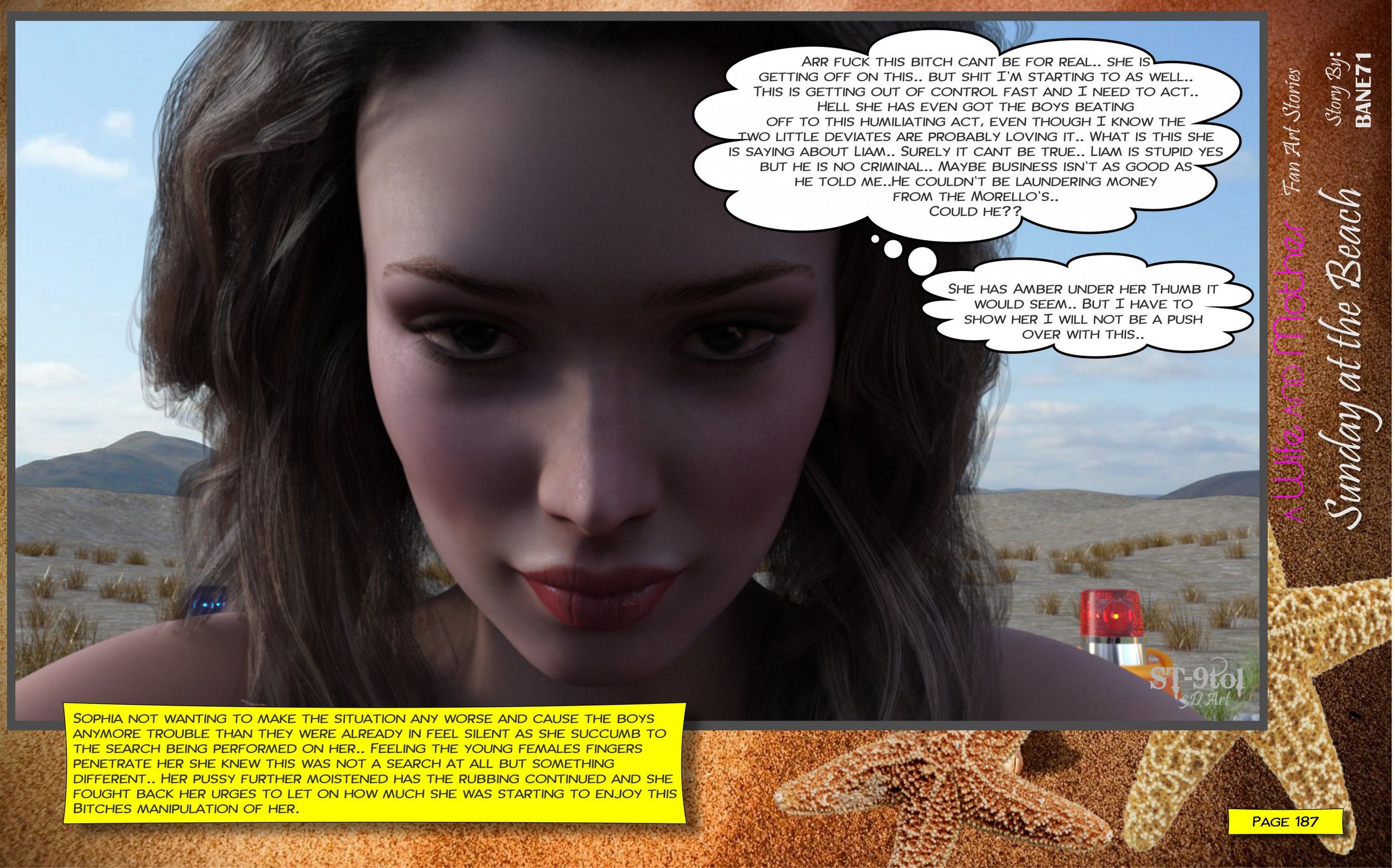 Fan Art Stories [ST-9Pol], Sunday On The Beach, page 186 of 199