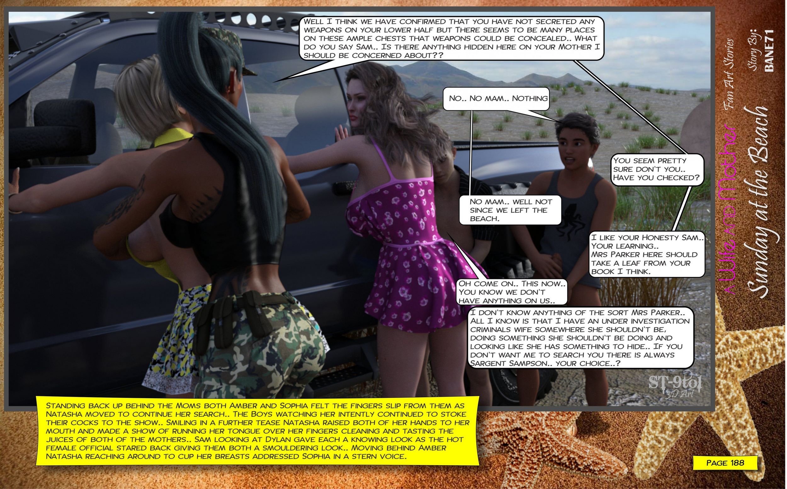 Fan Art Stories [ST-9Pol], Sunday On The Beach, page 187 of 199