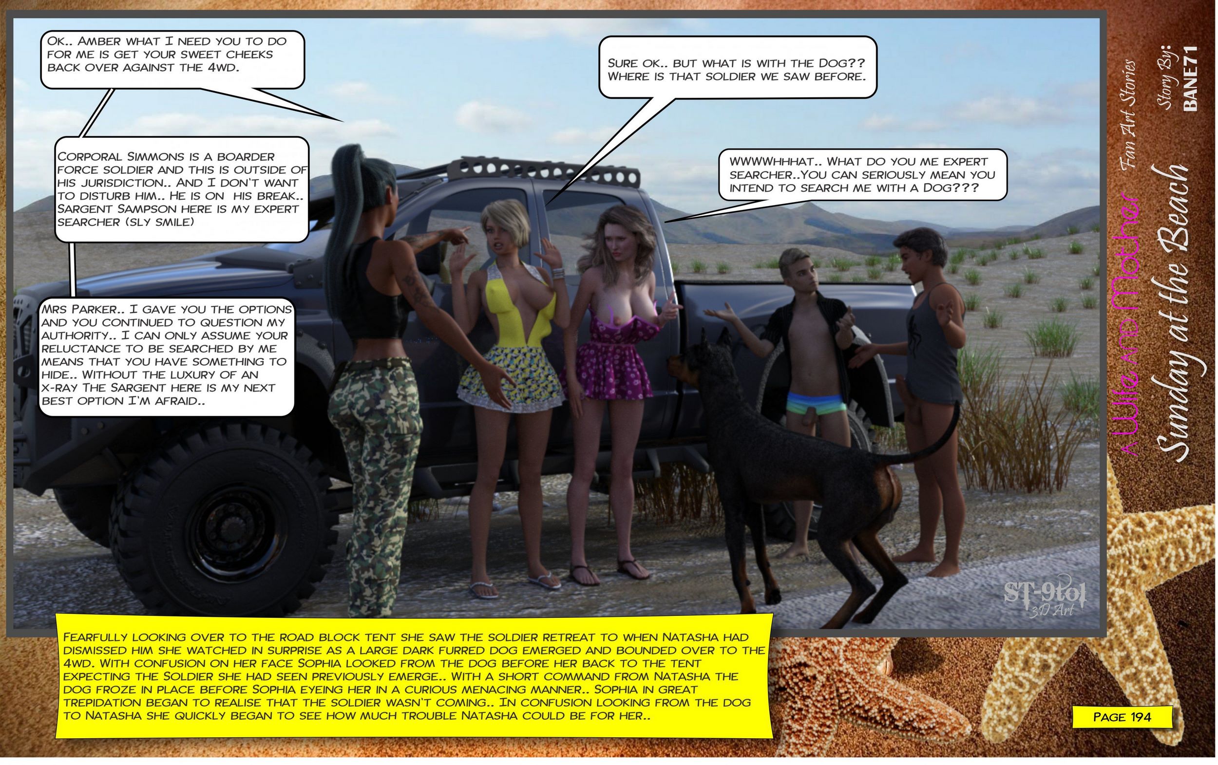 Fan Art Stories [ST-9Pol], Sunday On The Beach, page 193 of 199