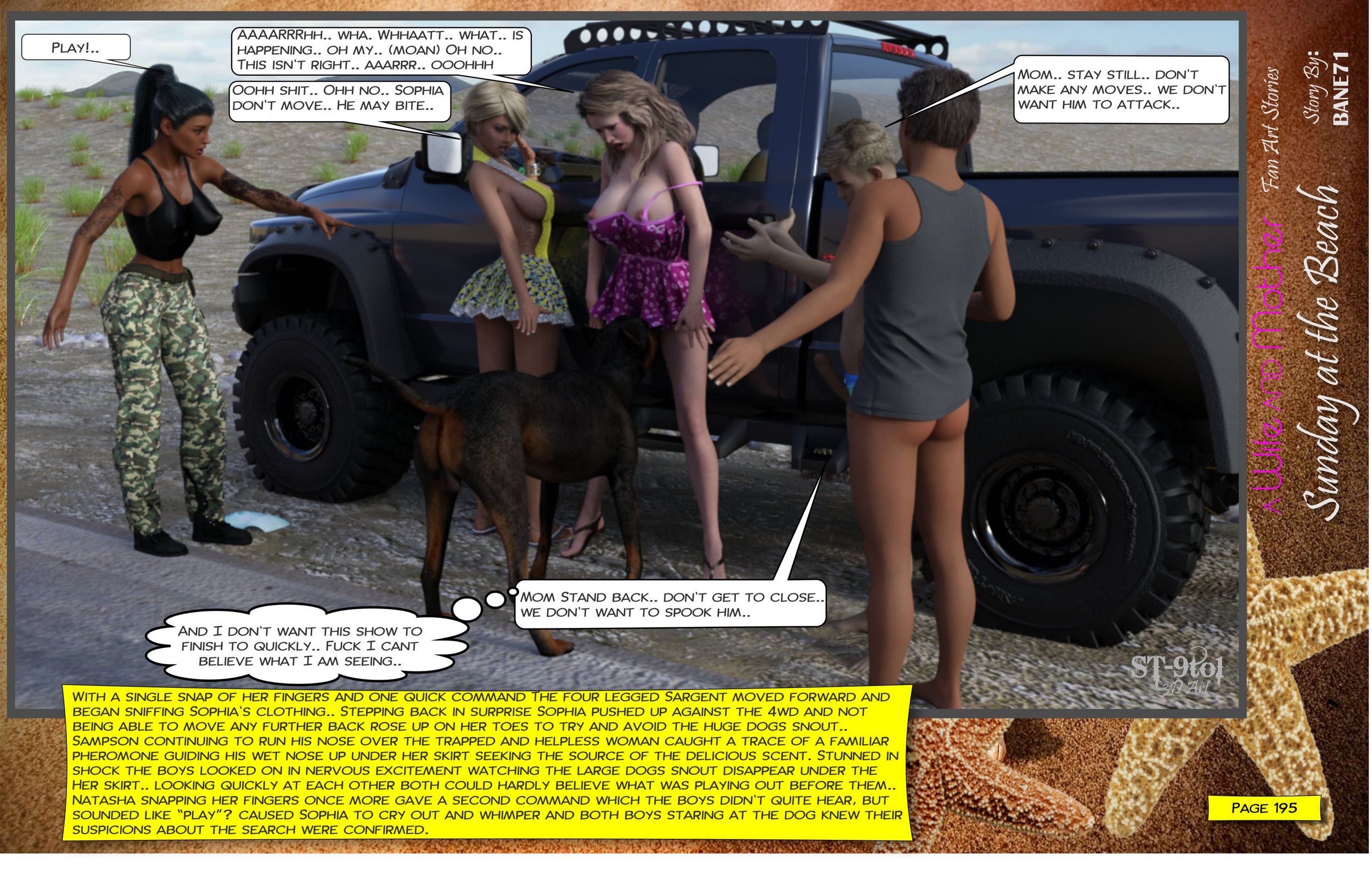 Fan Art Stories [ST-9Pol], Sunday On The Beach, page 194 of 199