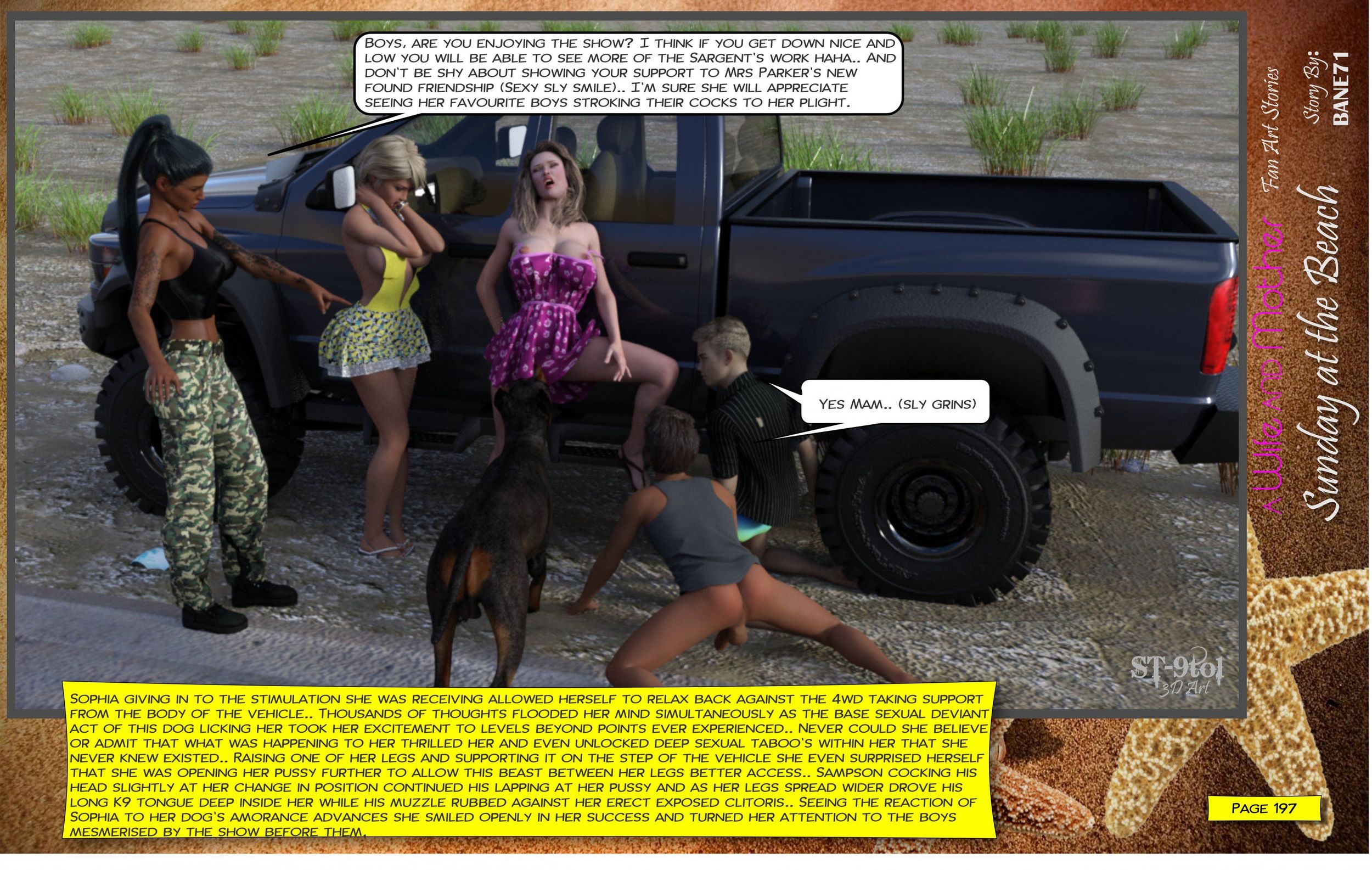 Fan Art Stories [ST-9Pol], Sunday On The Beach, page 196 of 199