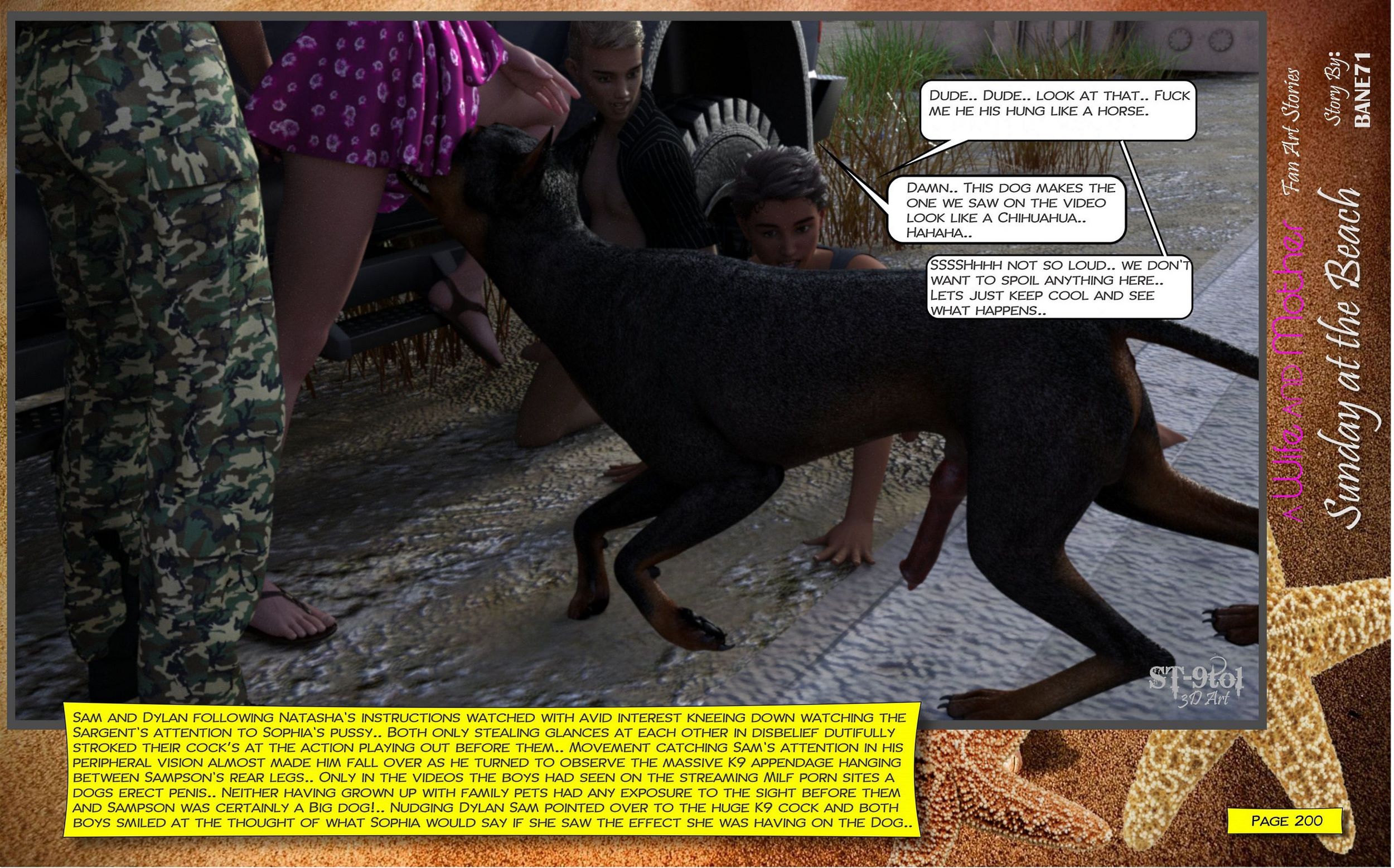 Fan Art Stories [ST-9Pol], Sunday On The Beach, page 199 of 199