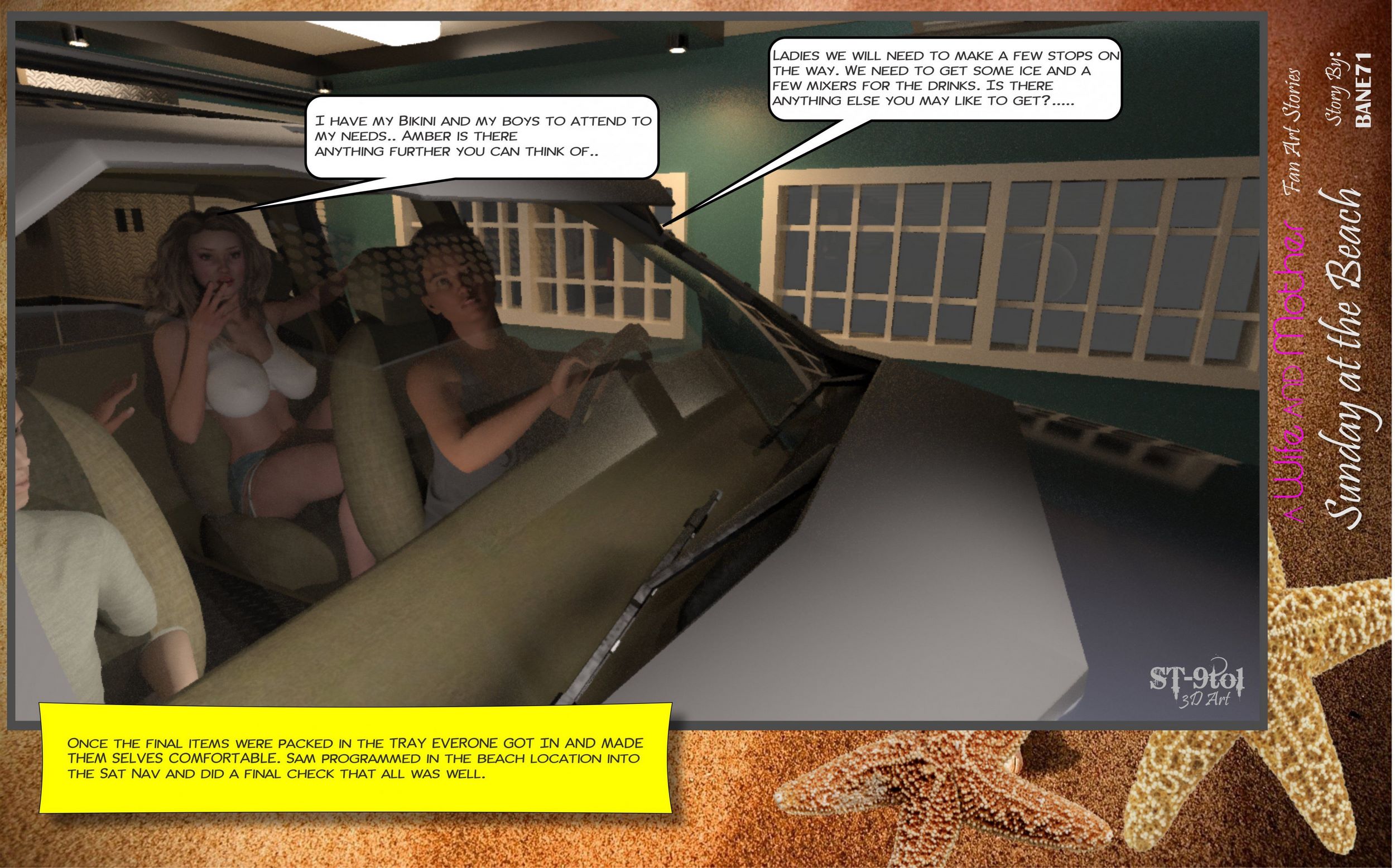 Fan Art Stories [ST-9Pol], Sunday On The Beach, page 25 of 199