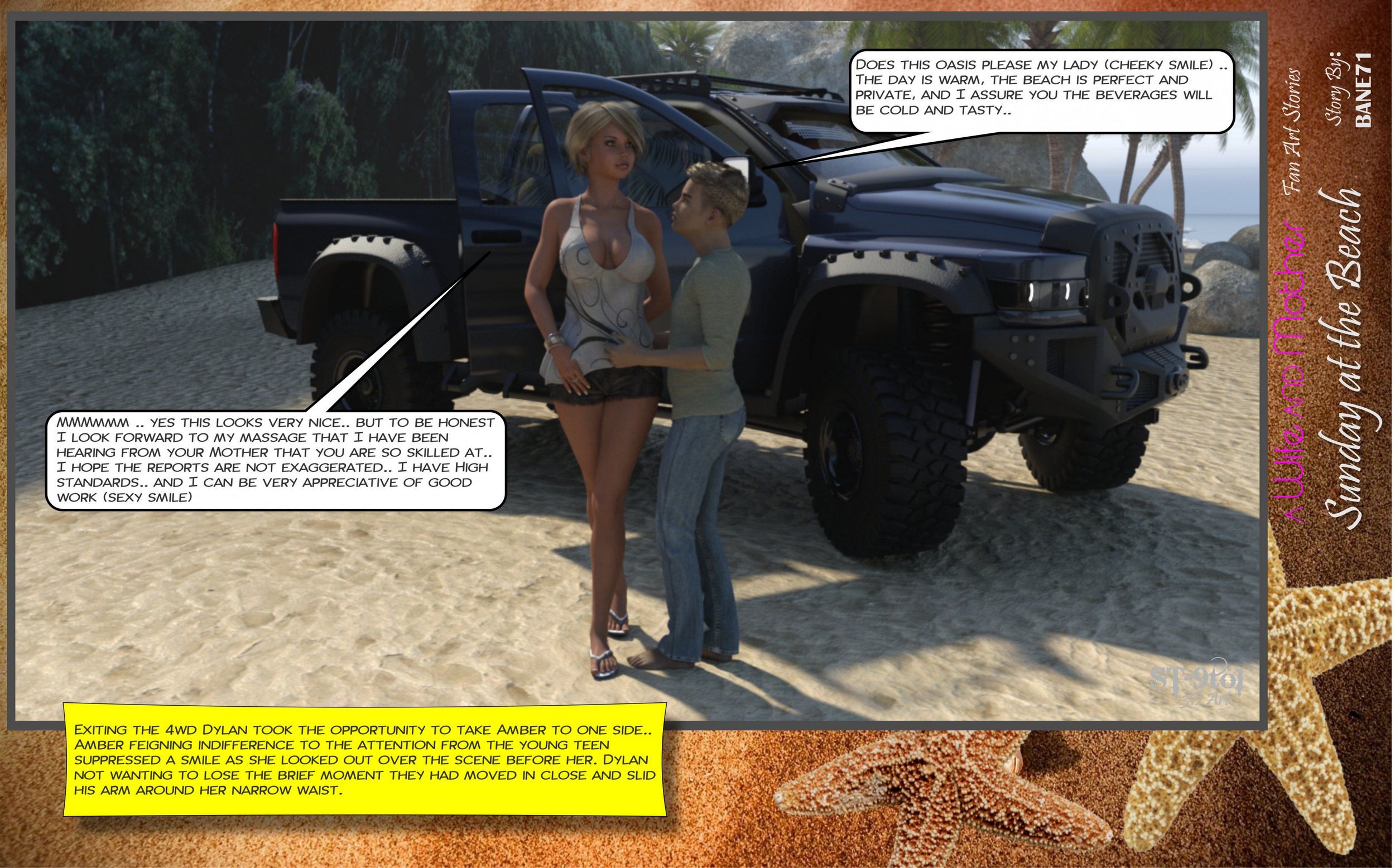 Fan Art Stories [ST-9Pol], Sunday On The Beach, page 29 of 199