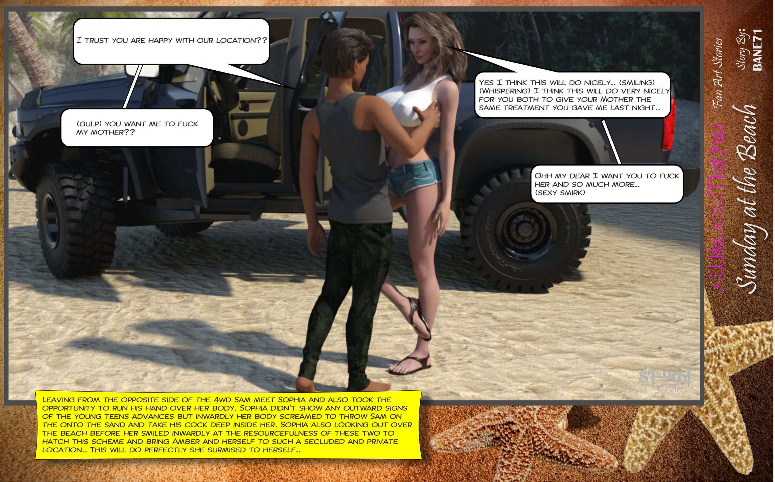 Fan Art Stories [ST-9Pol], Sunday On The Beach, page 30 of 199
