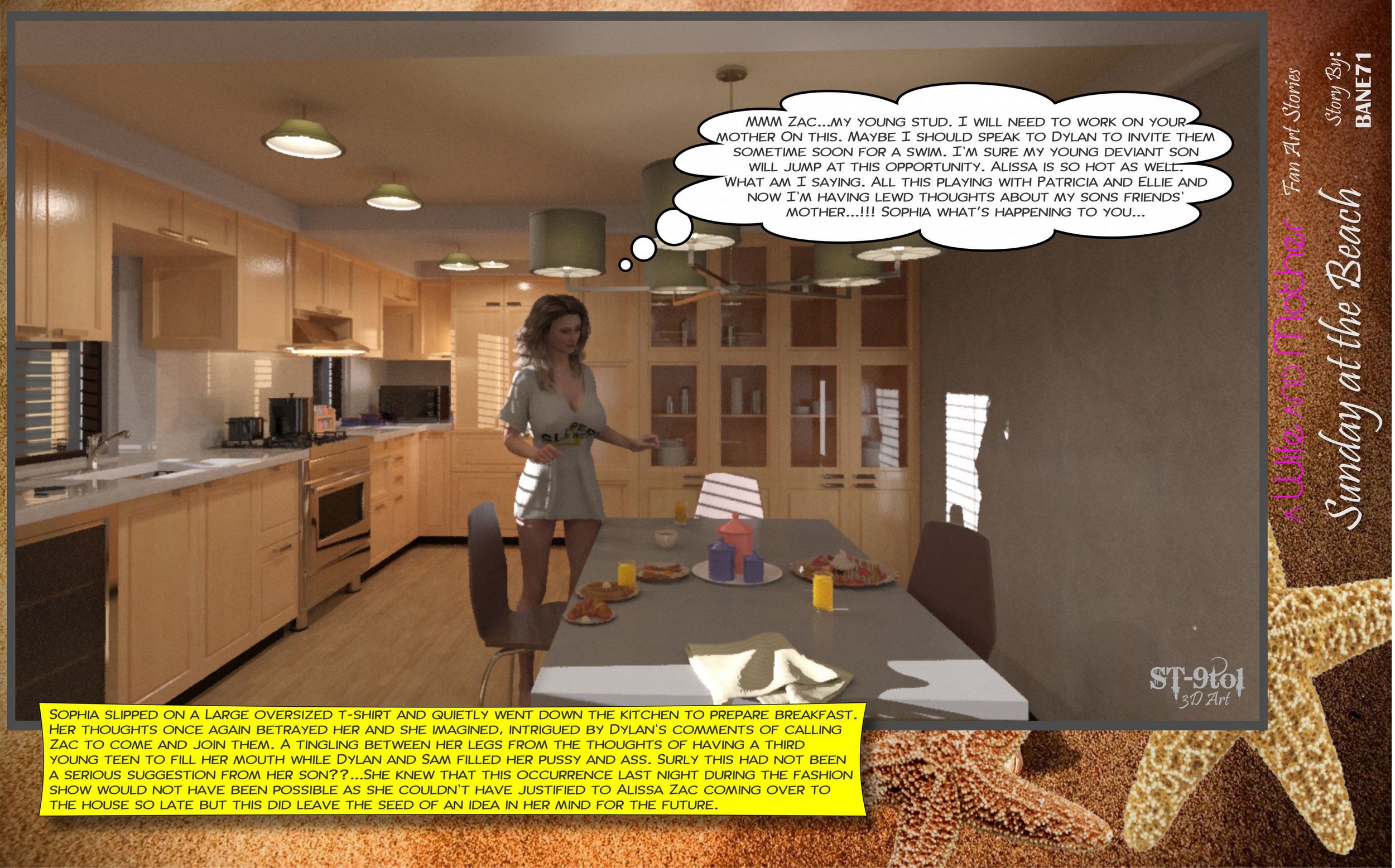 Fan Art Stories [ST-9Pol], Sunday On The Beach, page 4 of 199